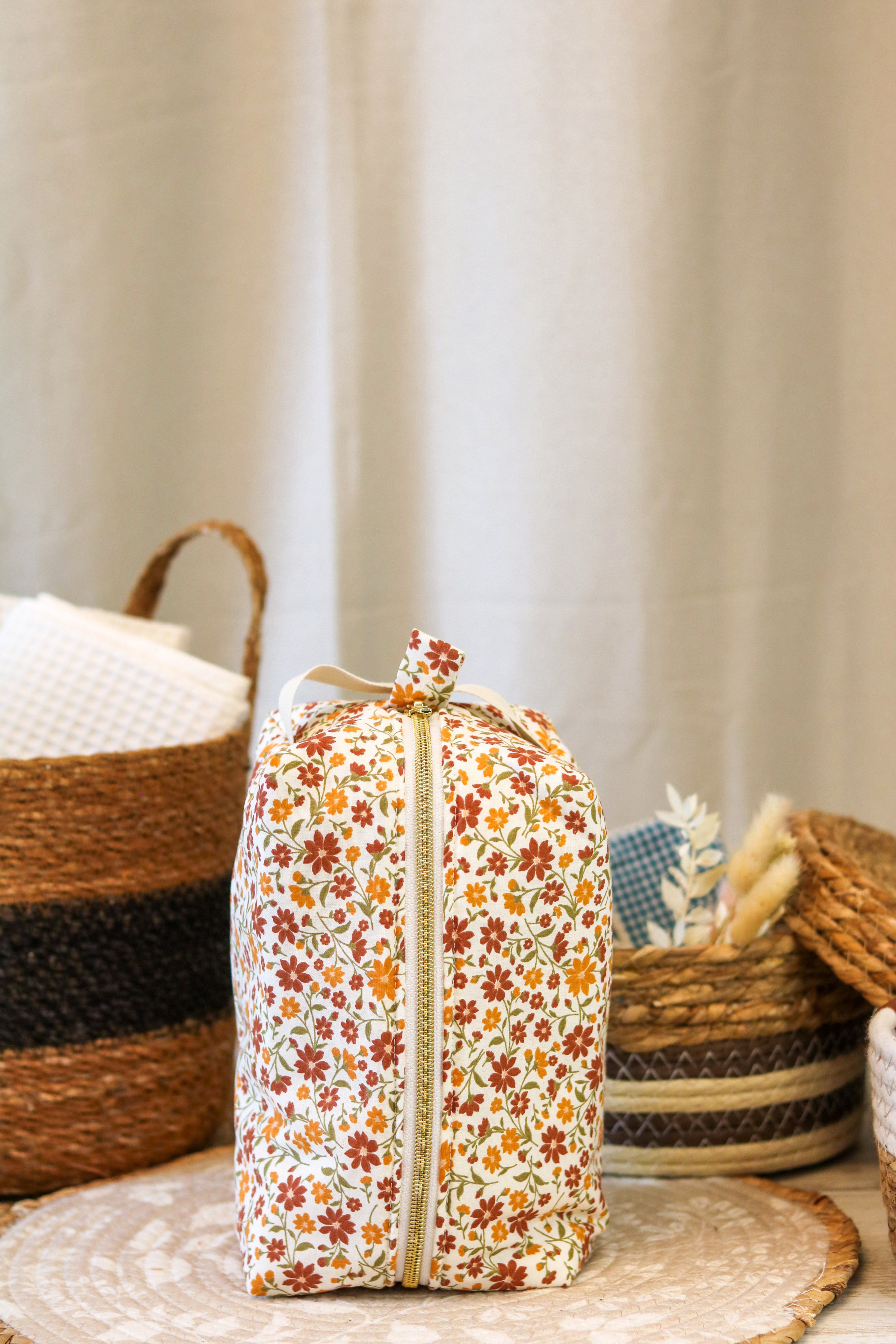 Trousse de Toilette Jardin Orangé 