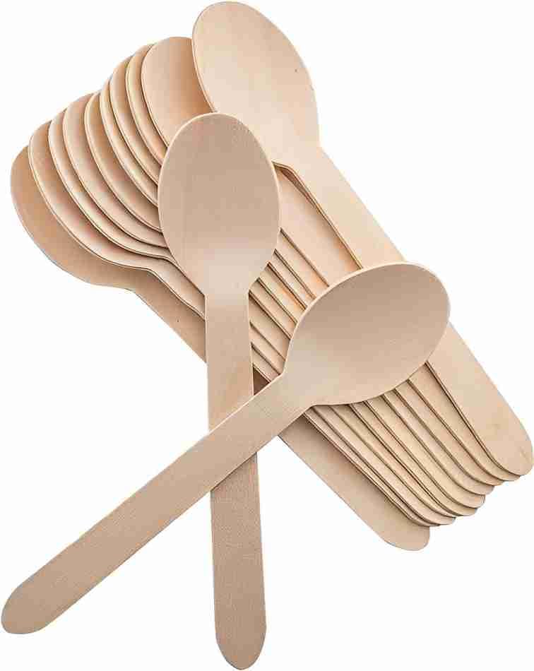 Biodegradable Wooden Spoon 160mm (Pack of 50 Units)