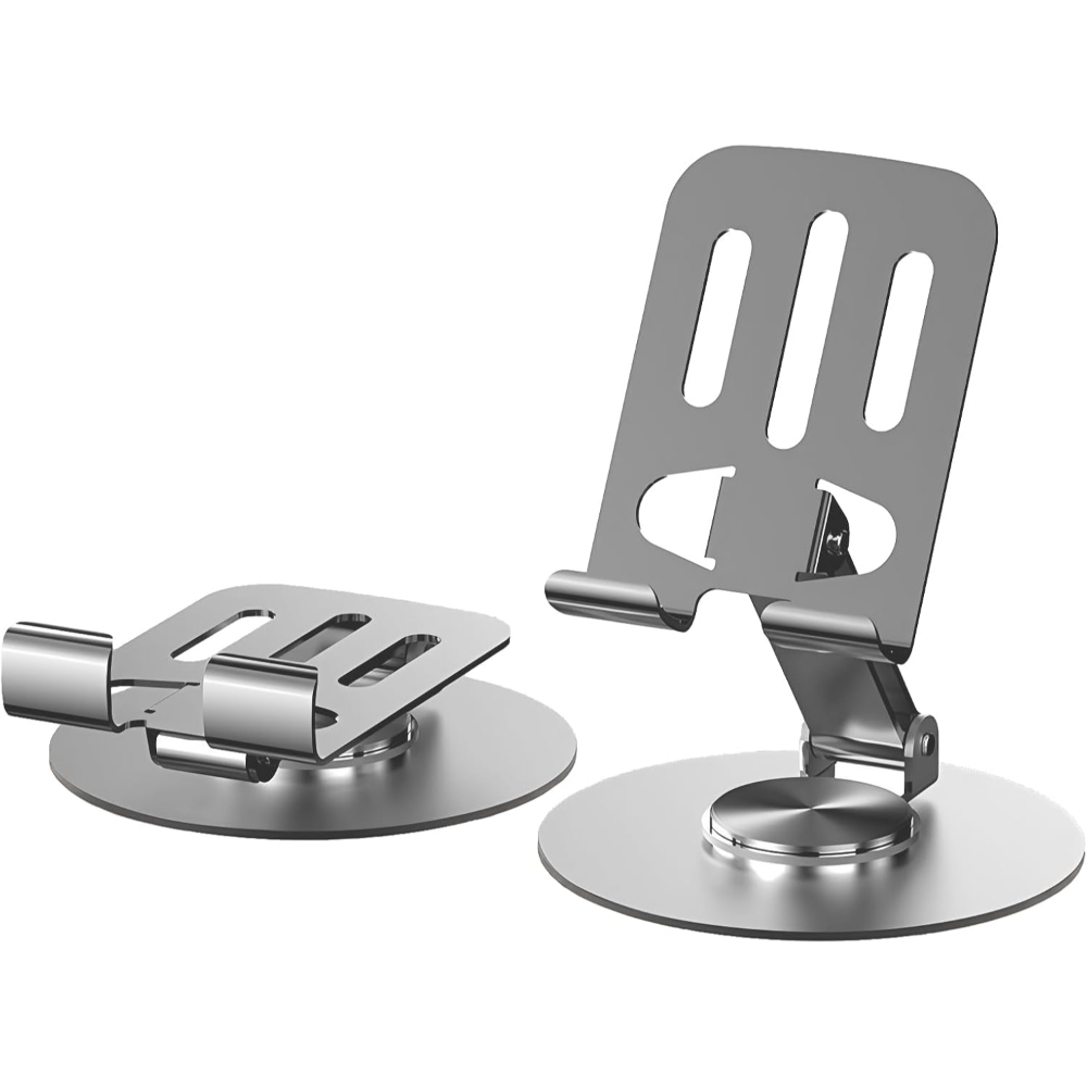Alloy Steel Adjustable Metal Foldable with 360 Degree Rotating Mobile Phone Stand