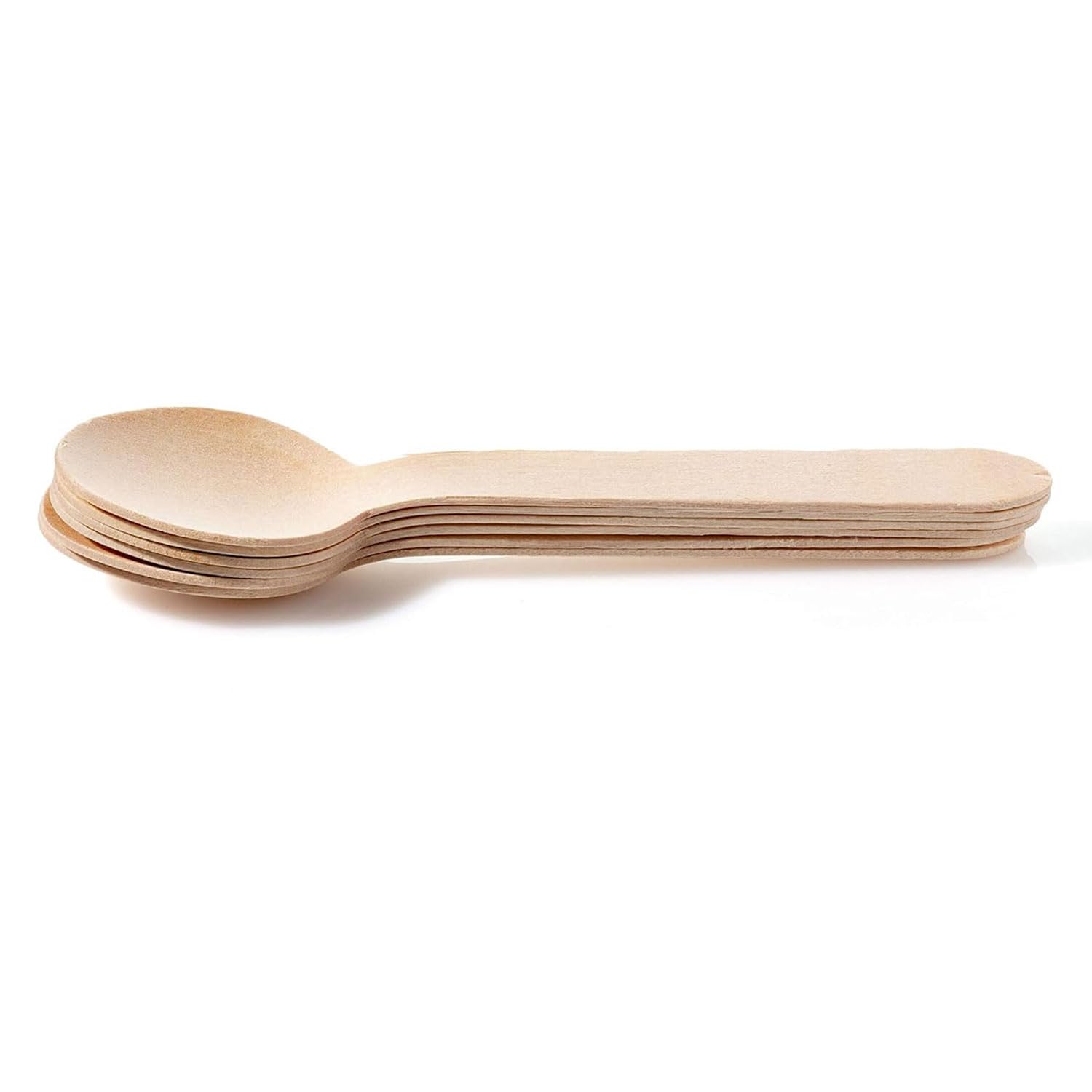 Biodegradable Wooden Spoon 160mm (Pack of 50 Units)