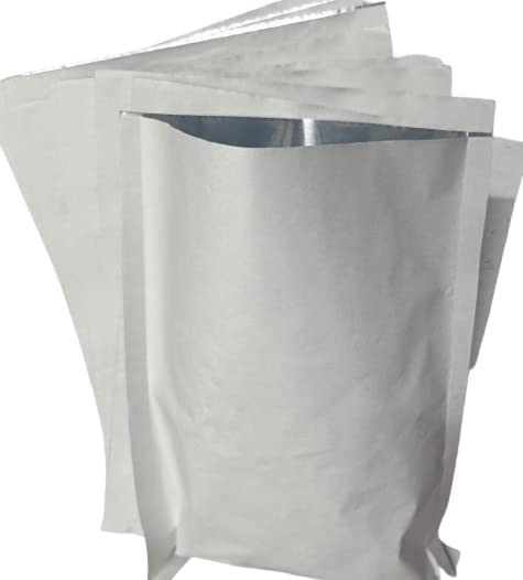 8X10 Inch Paper Aluminium Laminated Foil Poly Pouch (Pack of 50 Units)