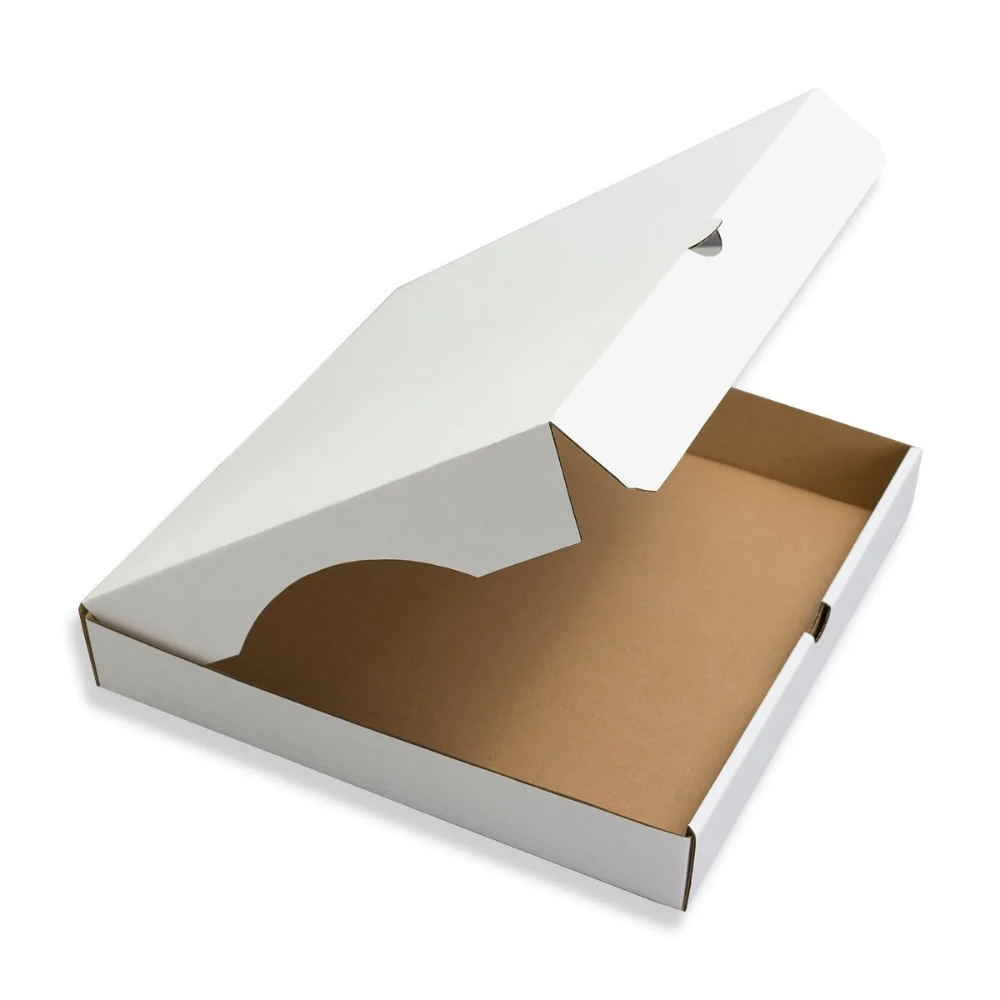 7 Inch Kraft Paper Corrugated Pizza Box (Pack of 25 Units)