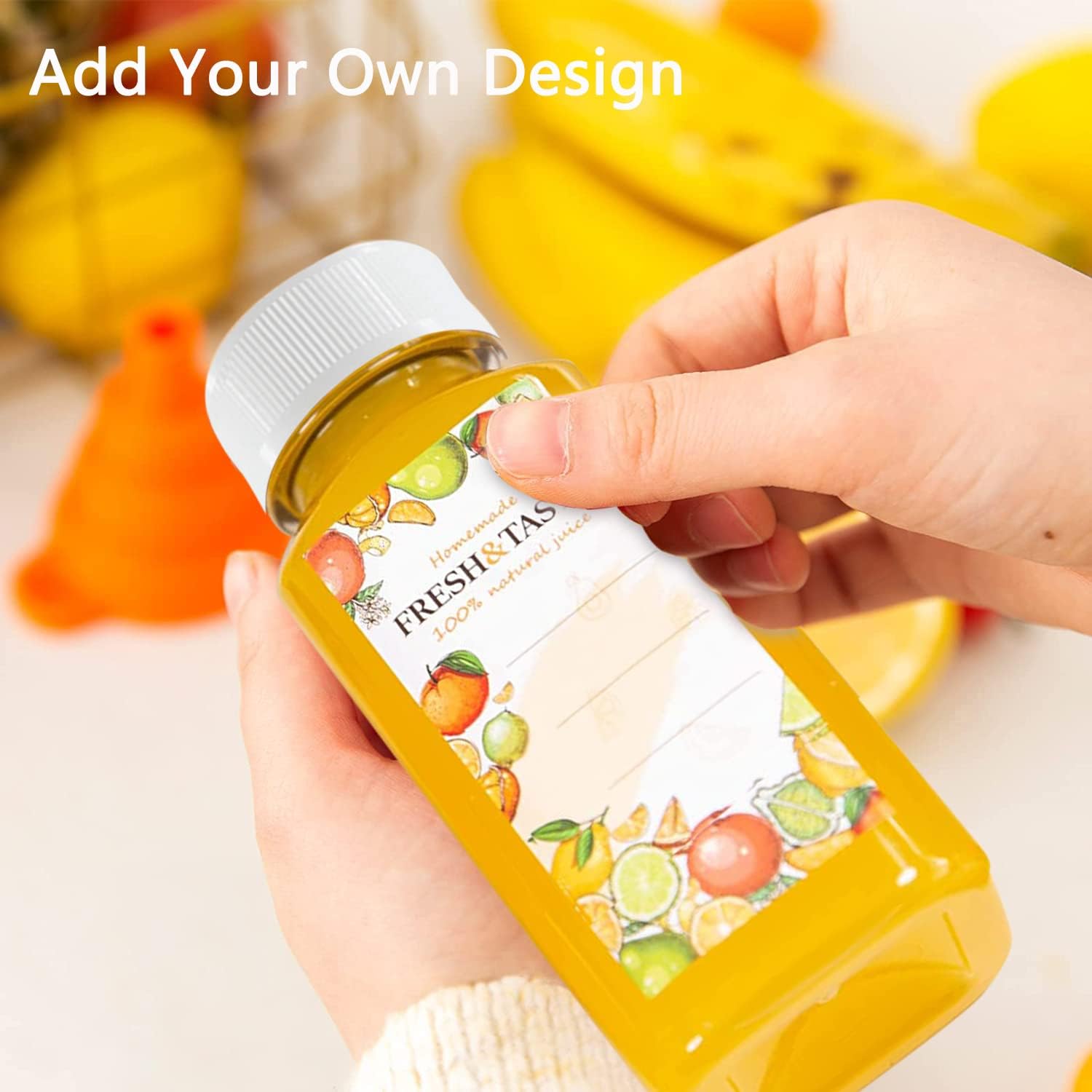 200ML 250ML 300ML 350ML Square Plastic Transparent Disposable Bottle (Pack Of 10 Unit)