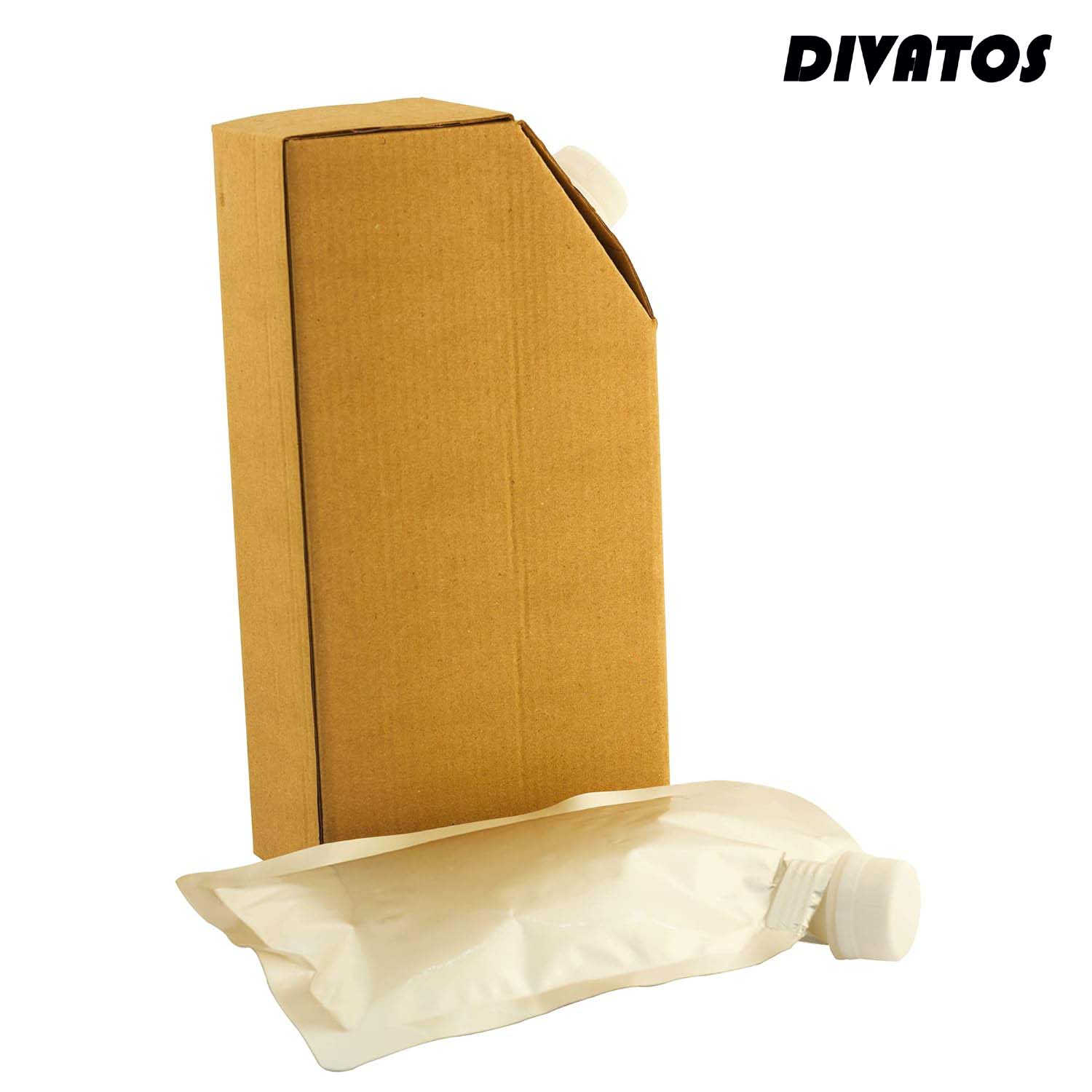 Aluminium Tea Flask Spout Pouch with Outer Corrugated Box | Leak-Proof Liquid Container For Hot & Cold Tea Coffee and Beverages (Pack Of 10 Unit)