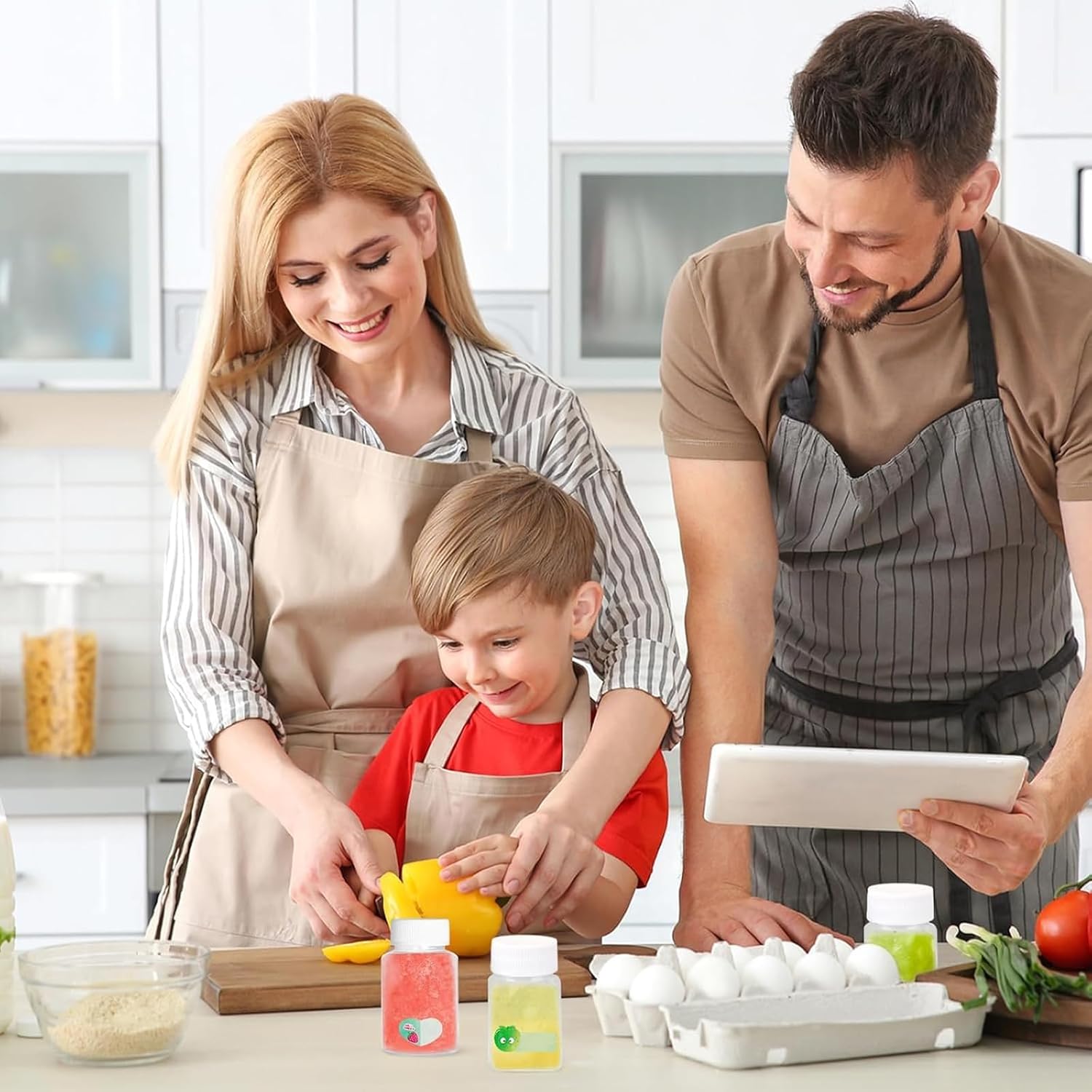 80ML Square Plastic Transparent Disposable Bottle with White Cap (Pack Of 10 Unit)