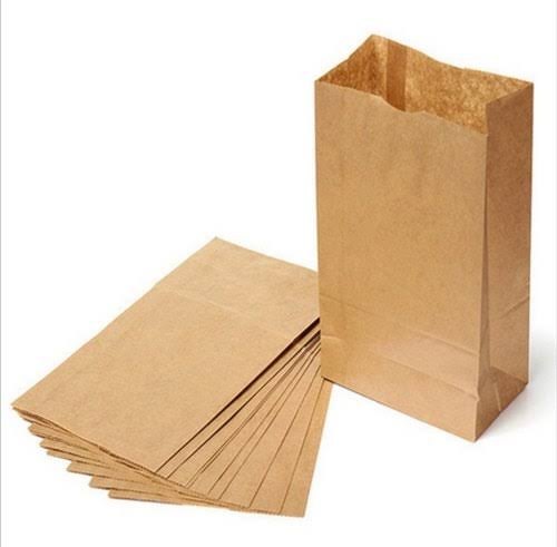 12X9X6 Inch Kraft Brown Paper Carry Bags Lifafa (Pack of 25 Units)