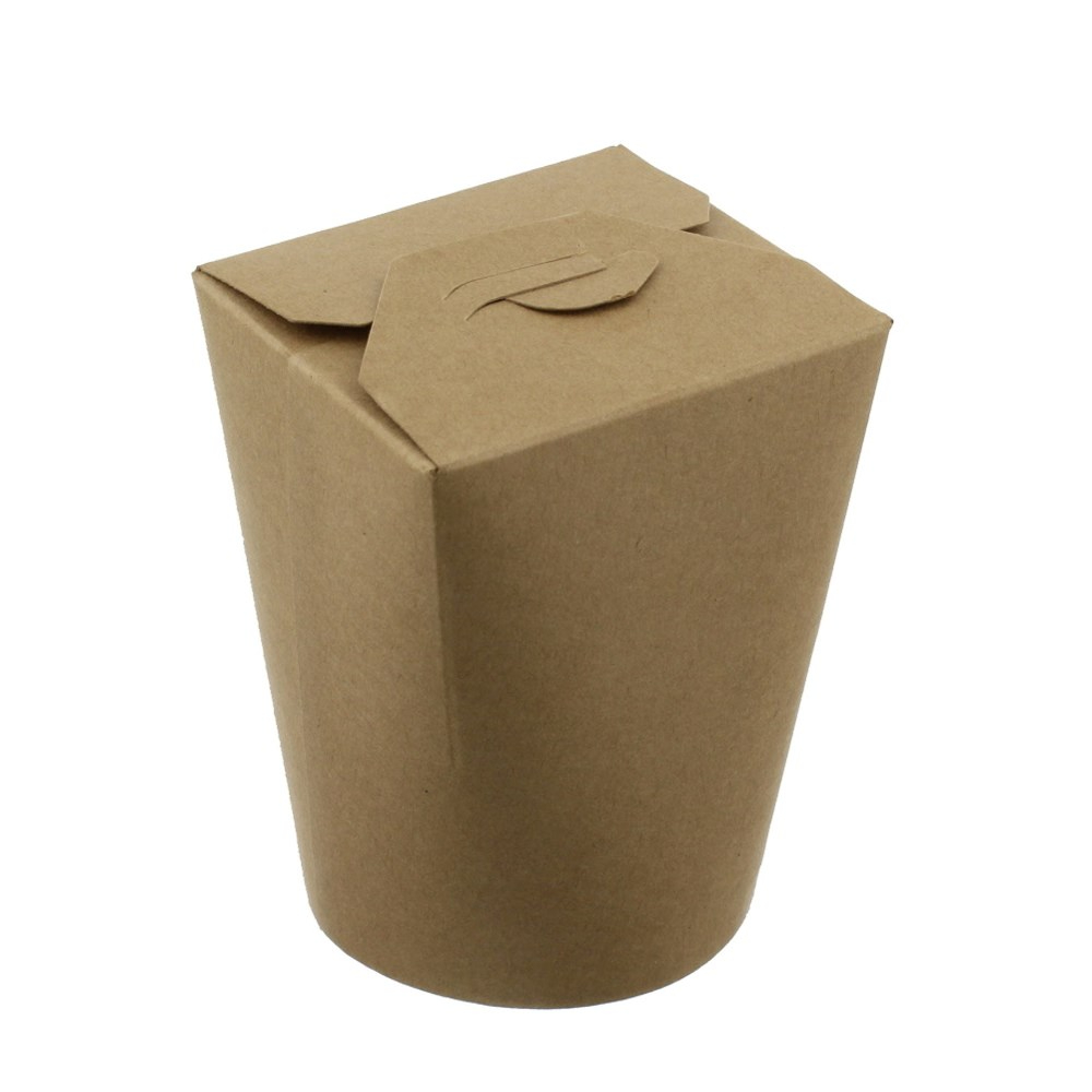 Biodegradable Kraft Paper Box 26OZ (Pack of 25 Units)