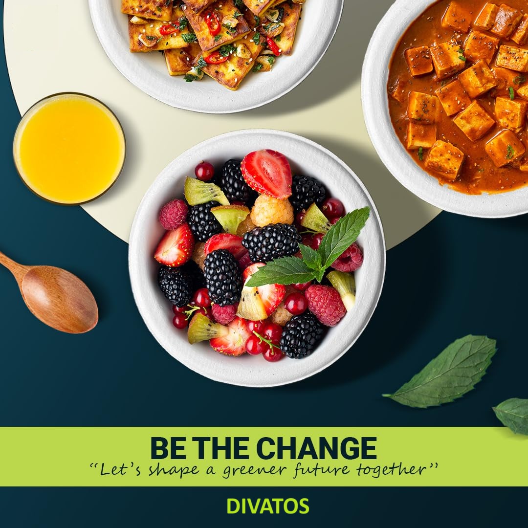 4 Inch Round Dona Bowls Biodegradable Bagasse (Pack of 50 Units)