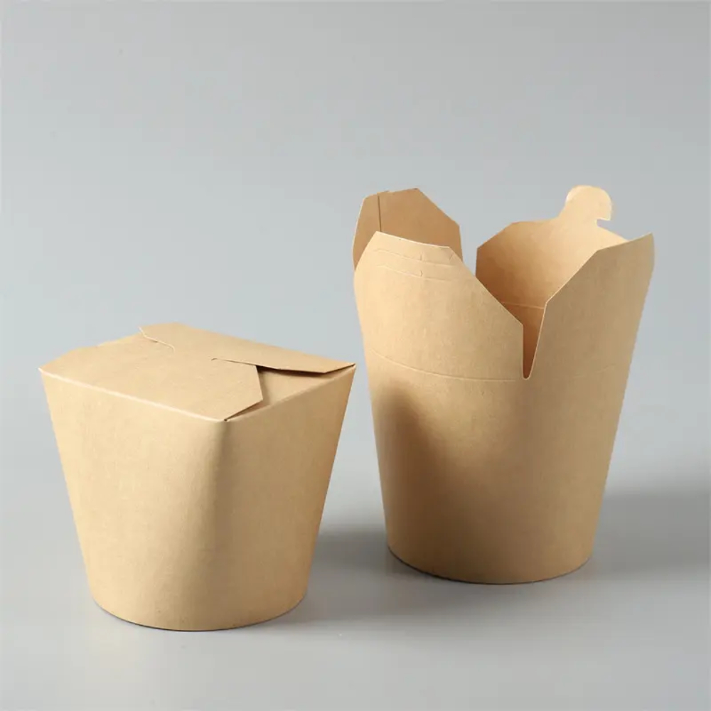 Biodegradable Kraft Paper Box 26OZ (Pack of 25 Units)