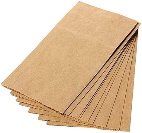 11X7.5X5 Inch Kraft Brown Paper Carry Bags Lifafa (Pack of 25 Units)