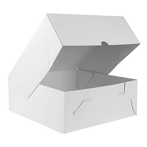 4X4X3 Inch White Kraft Paper Box (Pack of 50 Units)