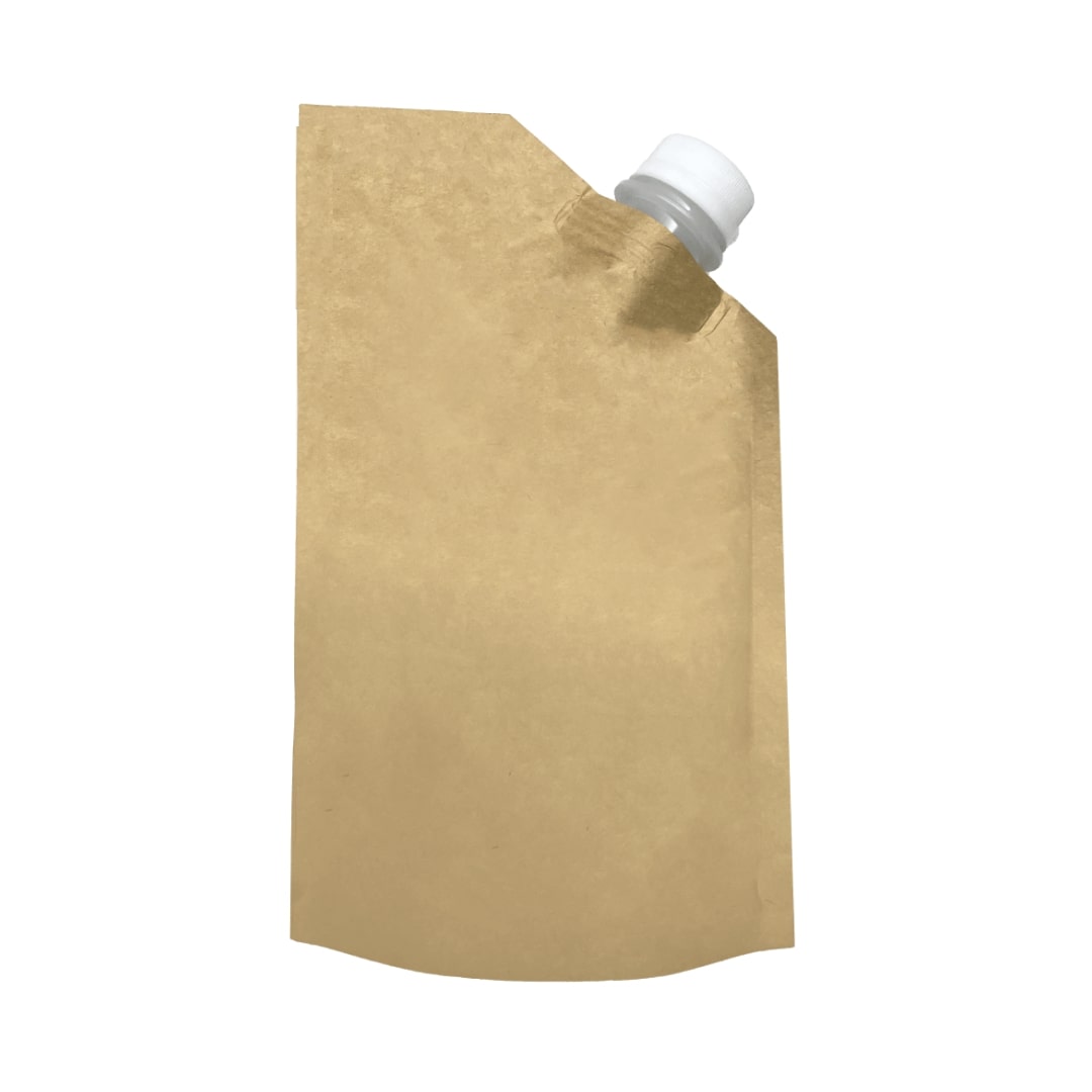 Brown Aluminium Tea Flask Spout Pouch | Leak-Proof Heat Resistant Liquid Container For Hot & Cold Tea Coffee and Beverages (Pack Of 10 Unit)