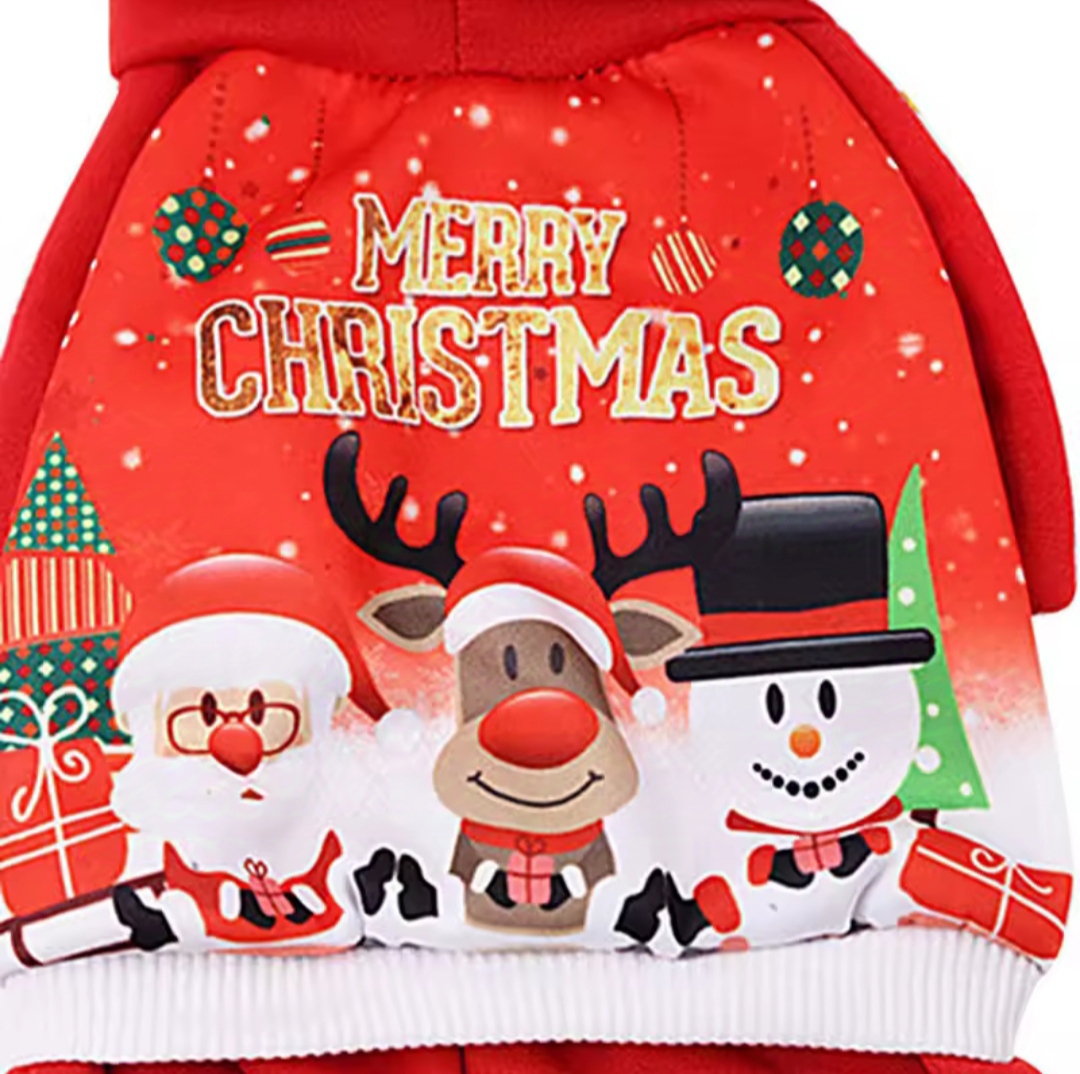 Mono para mascota T. XL de Navidad