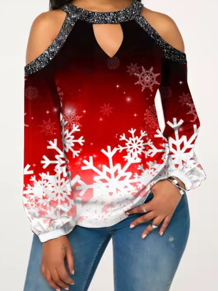 Blusa navideña T. 5XL