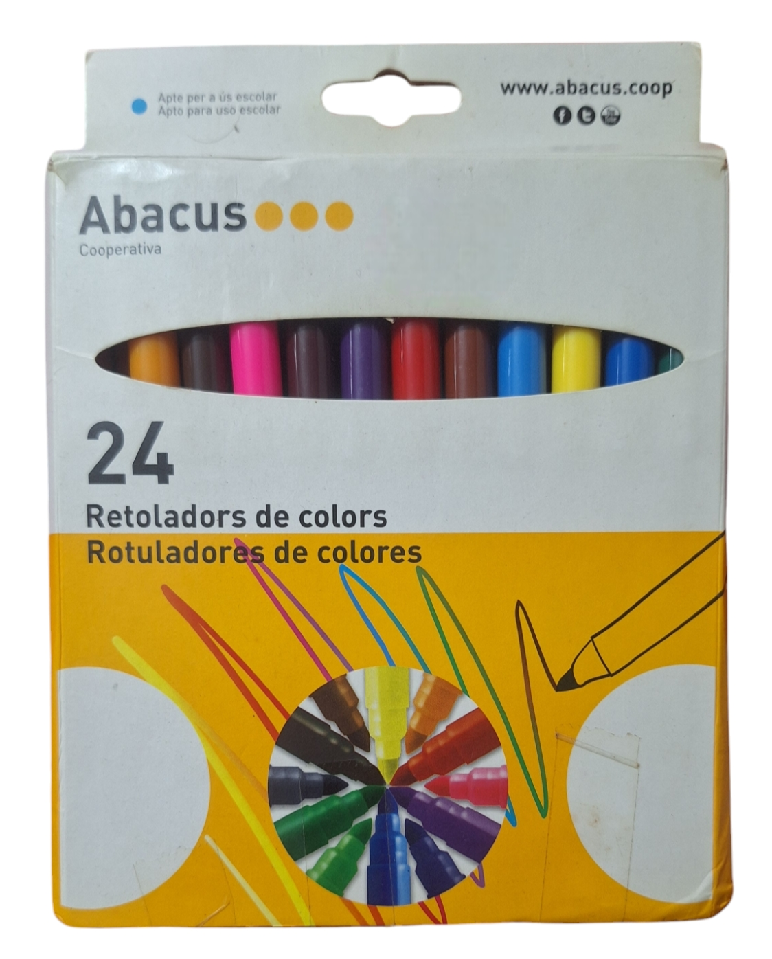 Caja de 24 Rotuladores Abacus
