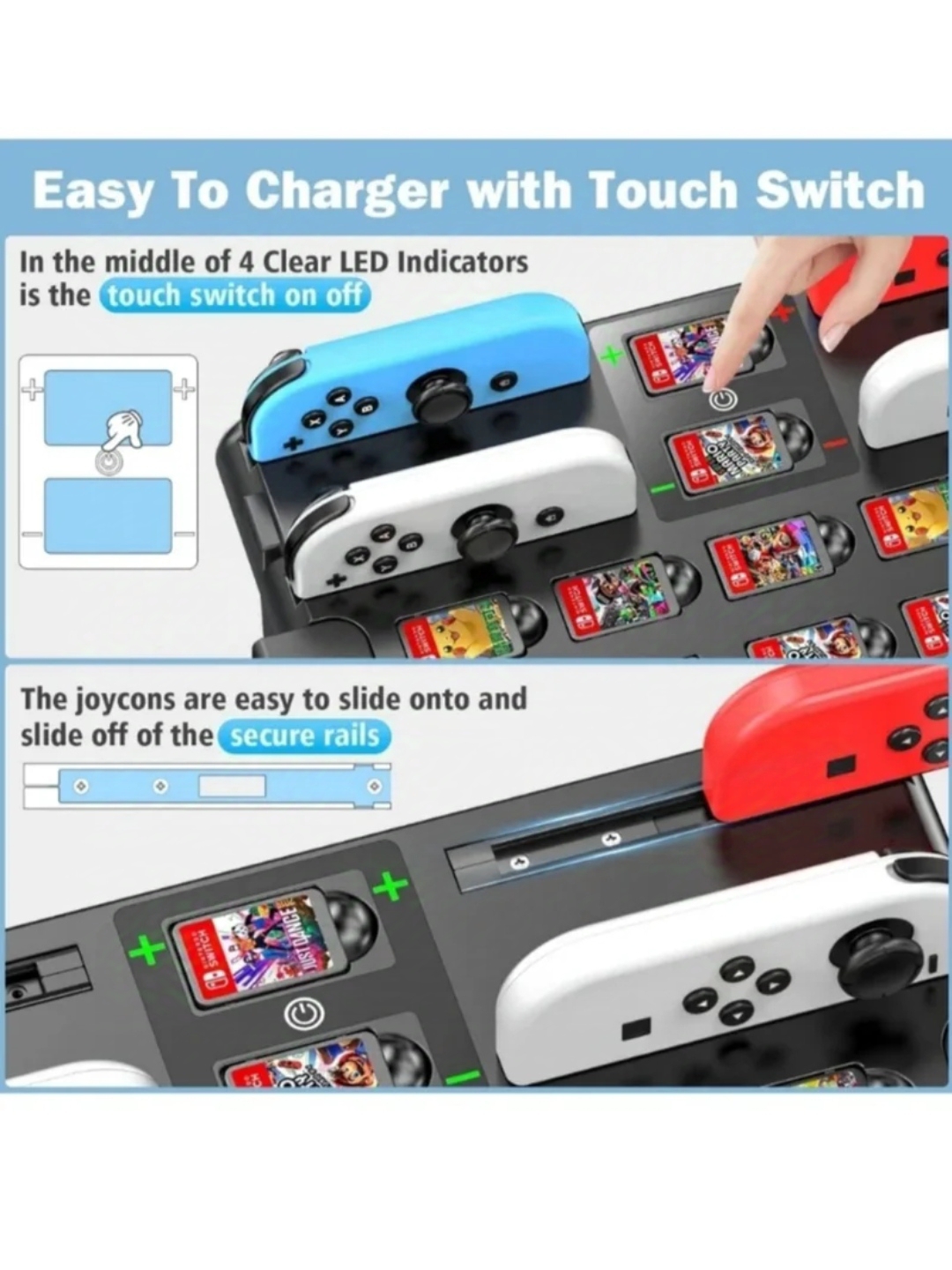 Torre Almacenamiento Nintendo Switch Nueva