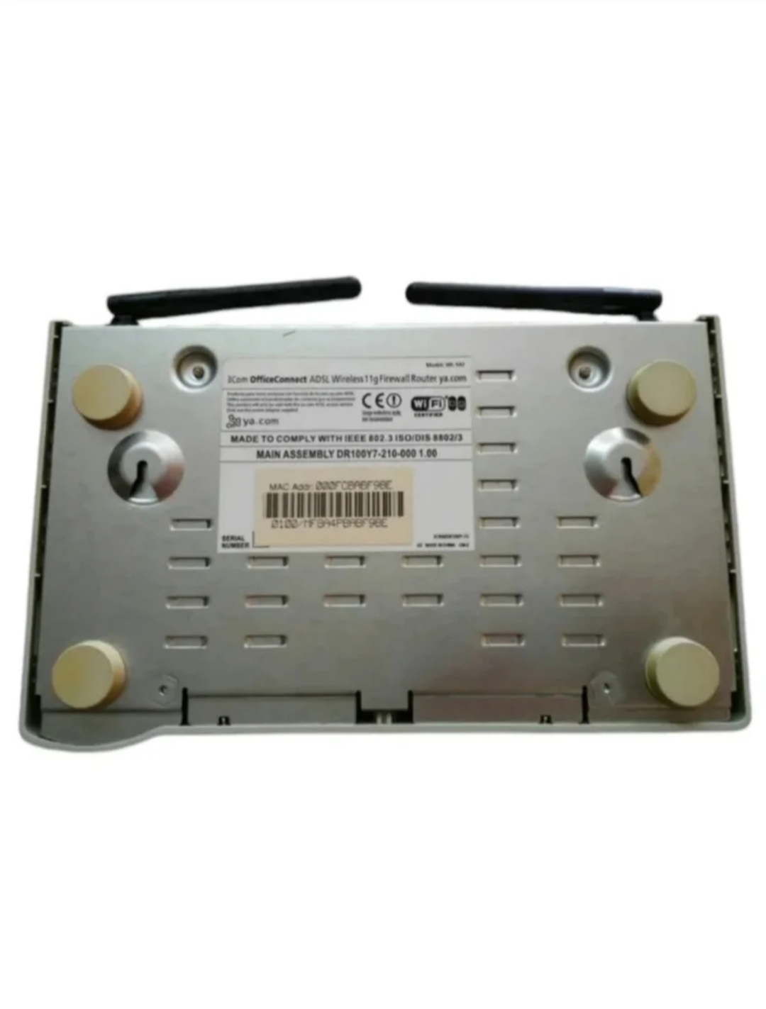 Enrutador inalámbrico ADSL 3Com OfficeConnect 11g