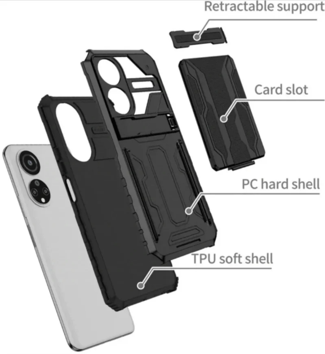 Funda Honor X8 Tarjeta y Antigolpes