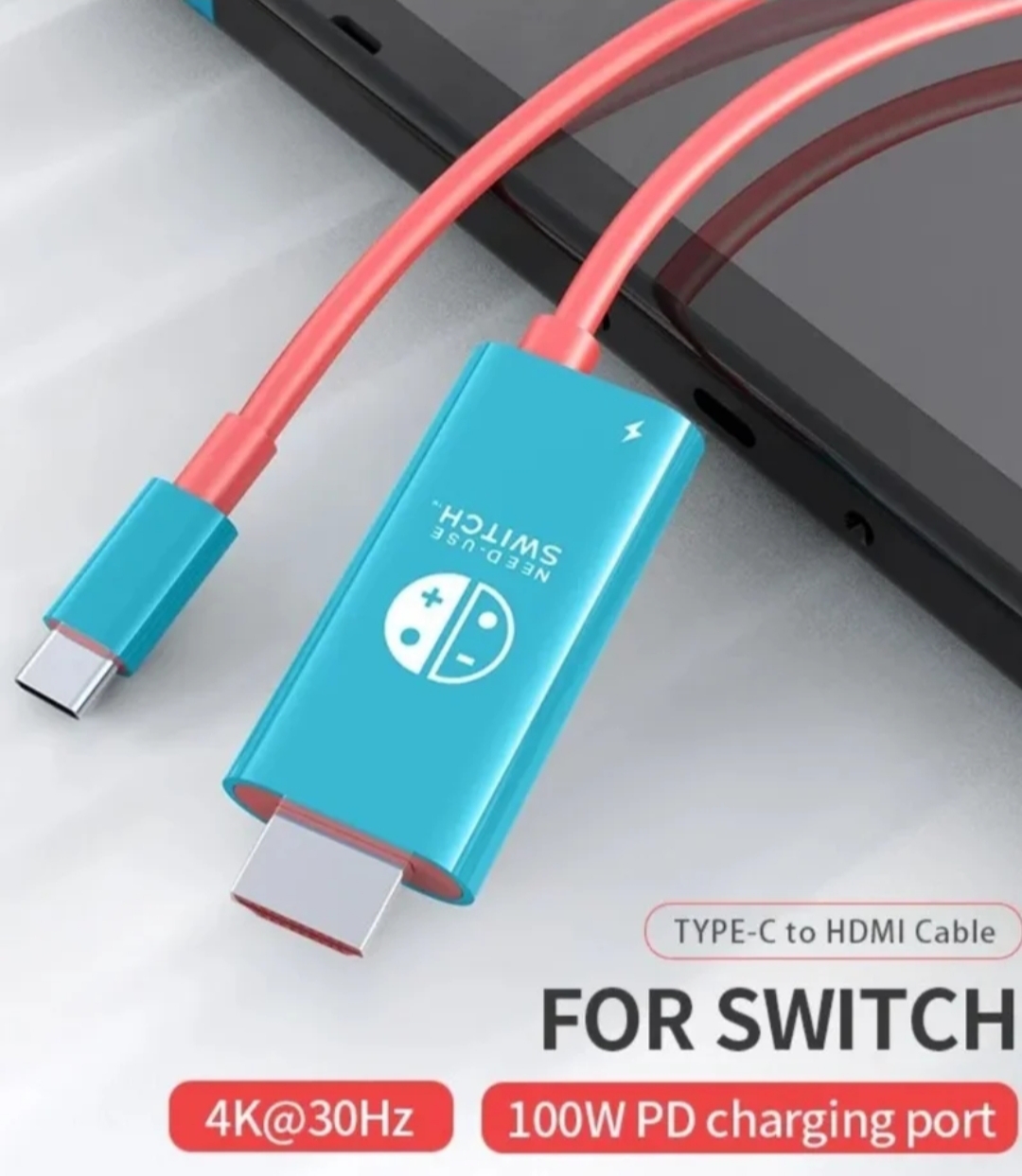 Cable Tipo-C a HDMI Nintendo Switch Nuevo