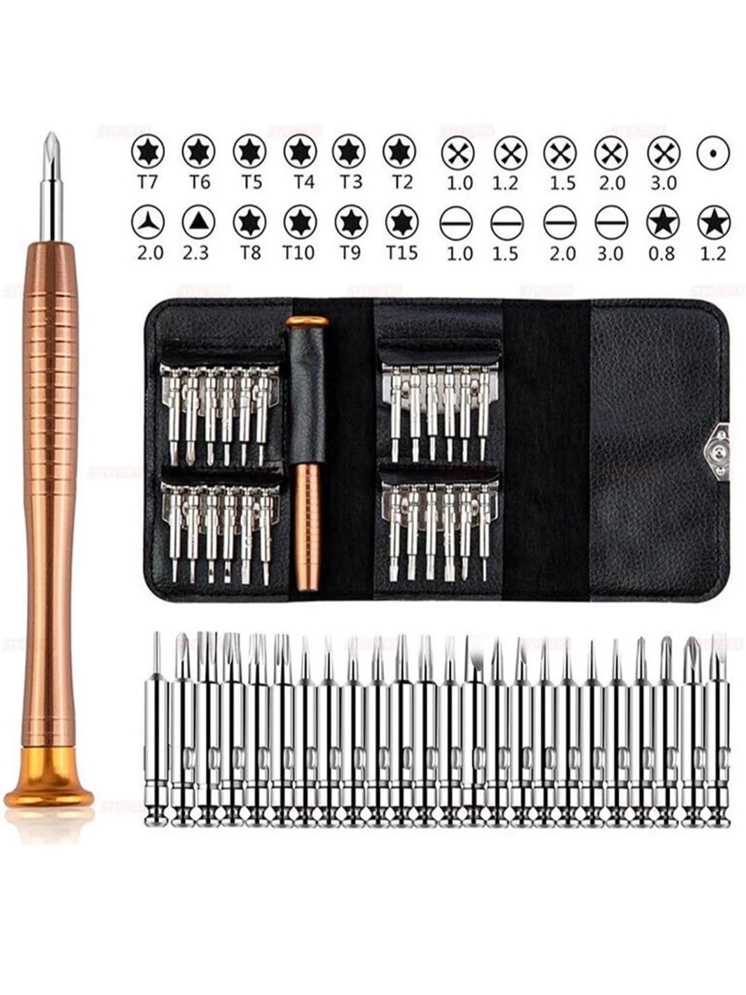 Kit De Destornilladores De Precisión – 25 Piezas