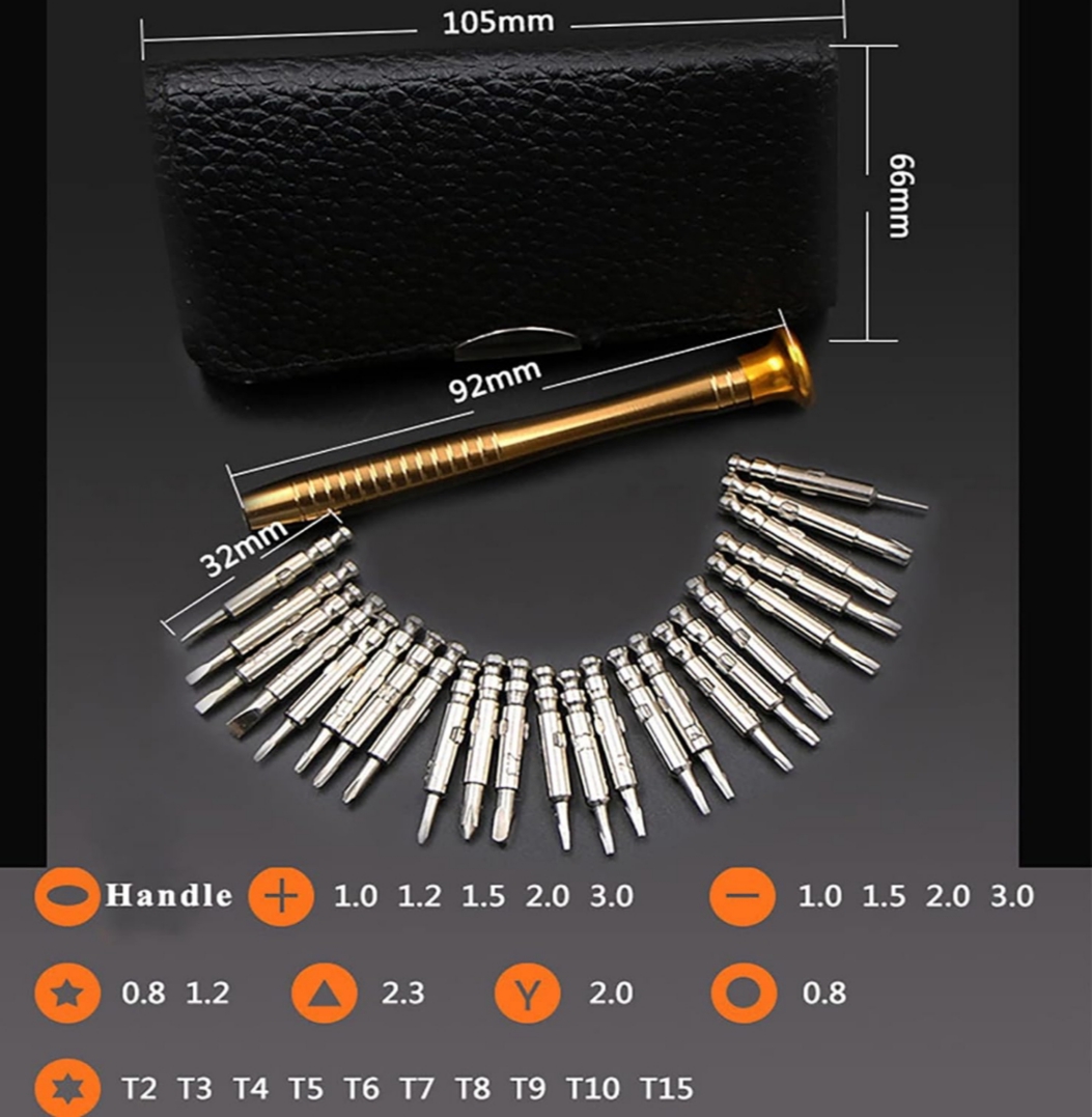 Kit De Destornilladores De Precisión – 25 Piezas