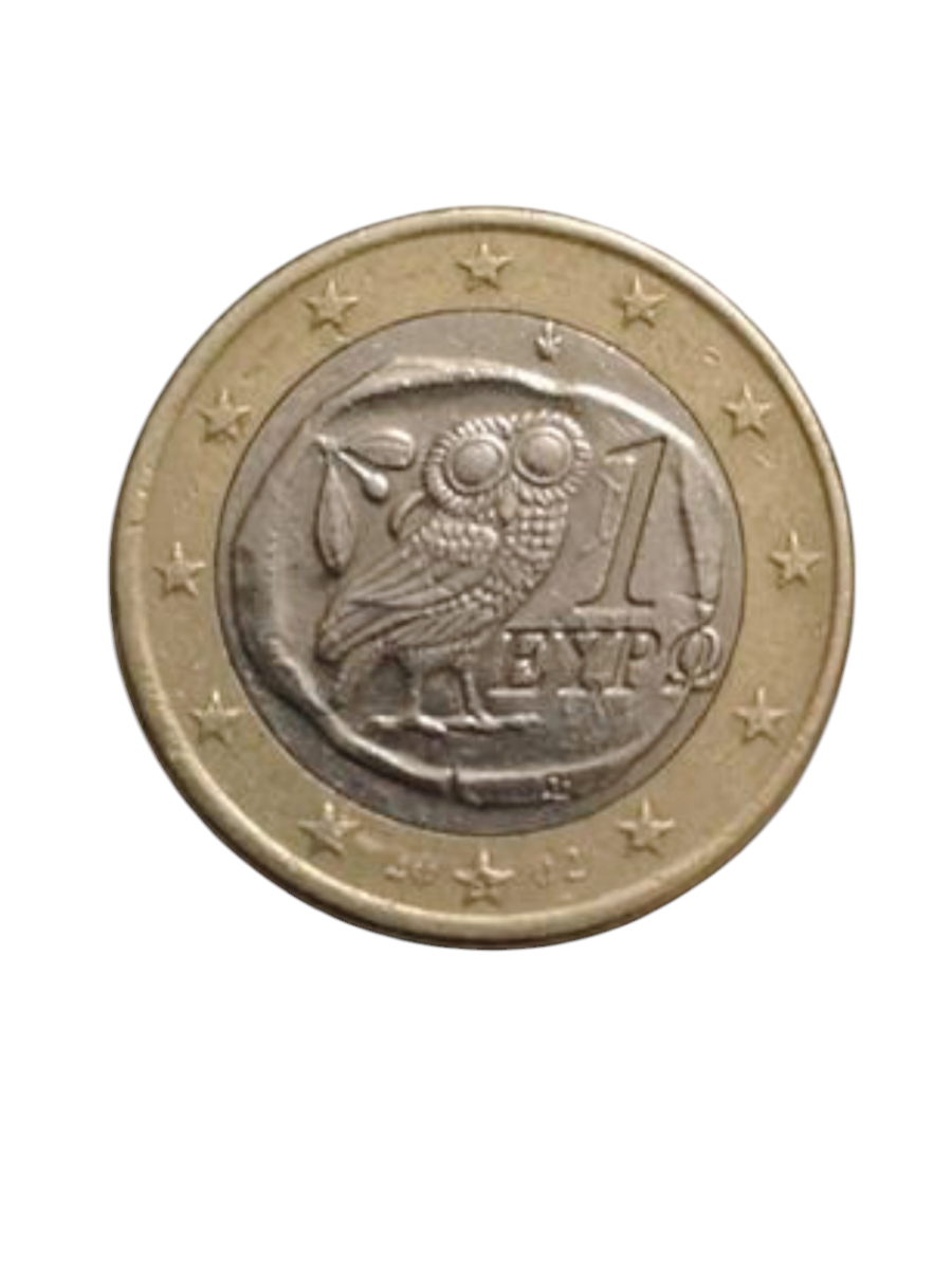 Moneda 1€ Grecia 2002 "S" Rara