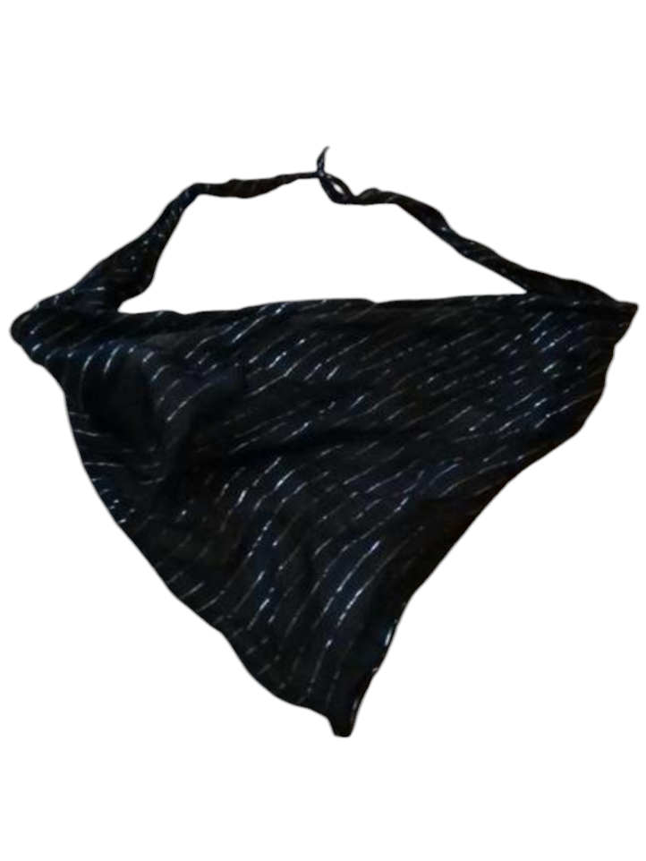 Pañuelo Bandana Negro con Brillos