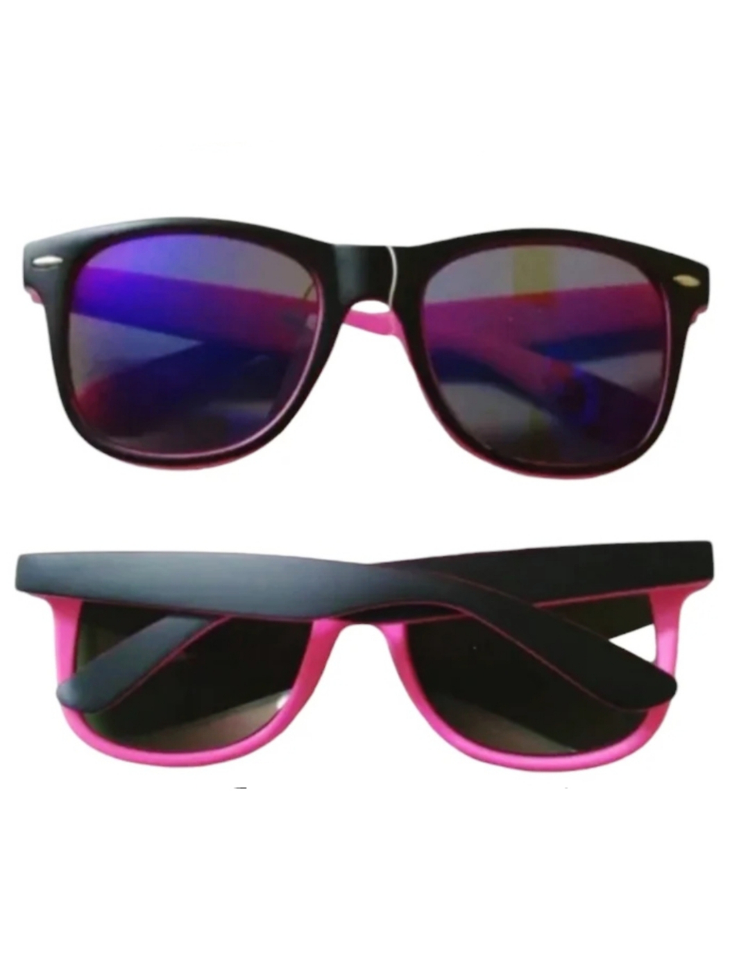 Gafas de Sol Unisex Rosa y Negro