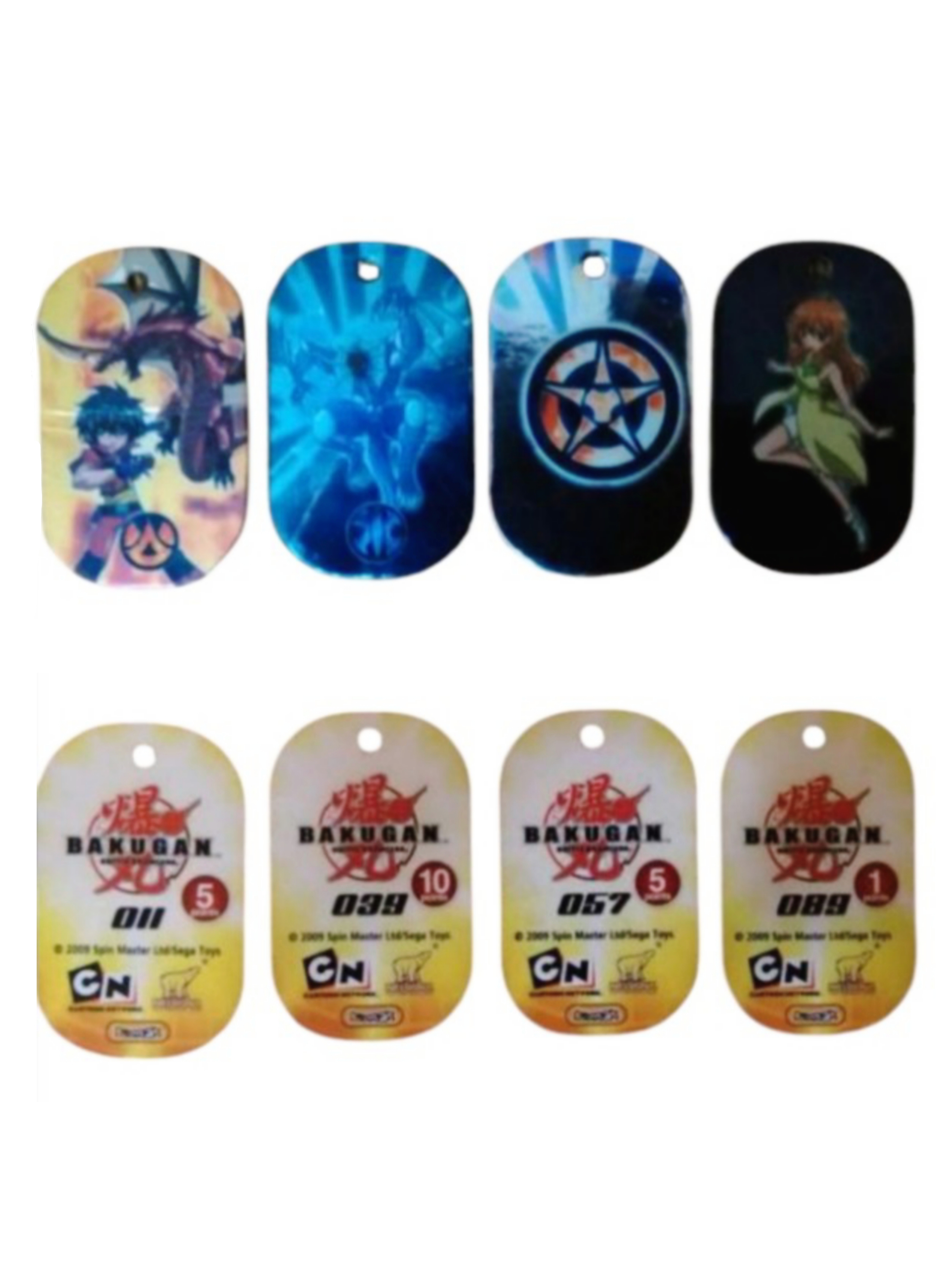 Colgantes Bakugan - Placas Exclusivas