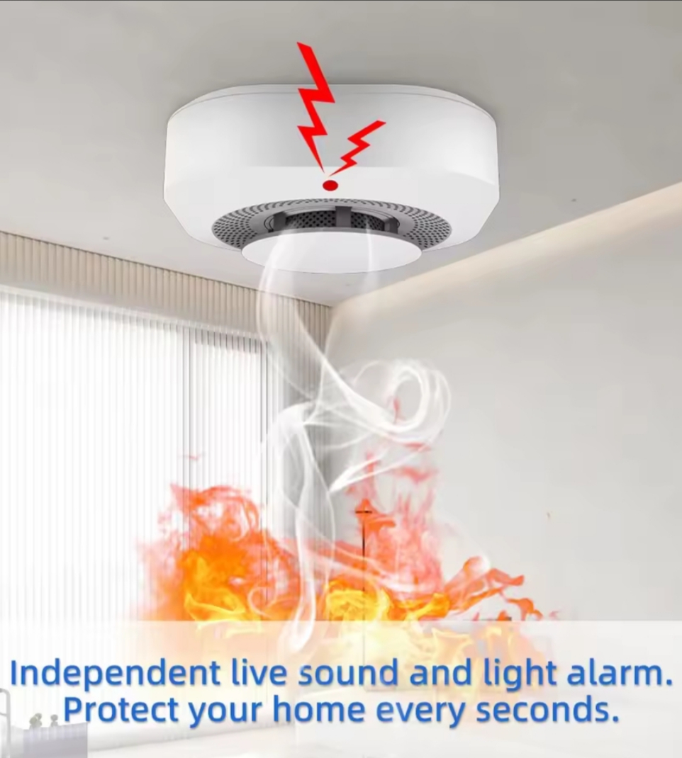 Detector de Humo Inalámbrico 433MHz