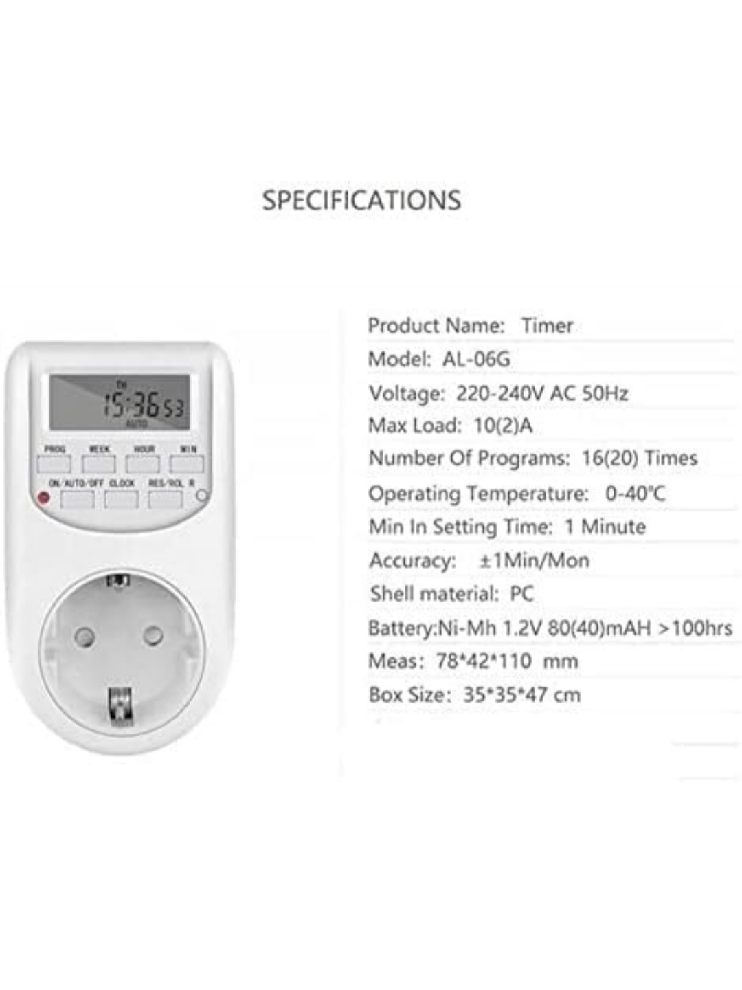 Temporizador Digital Programable