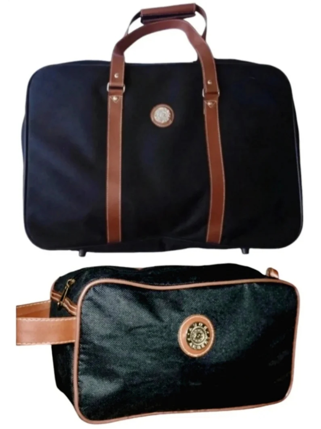 Set de Maleta y Neceser de Viaje Vintage