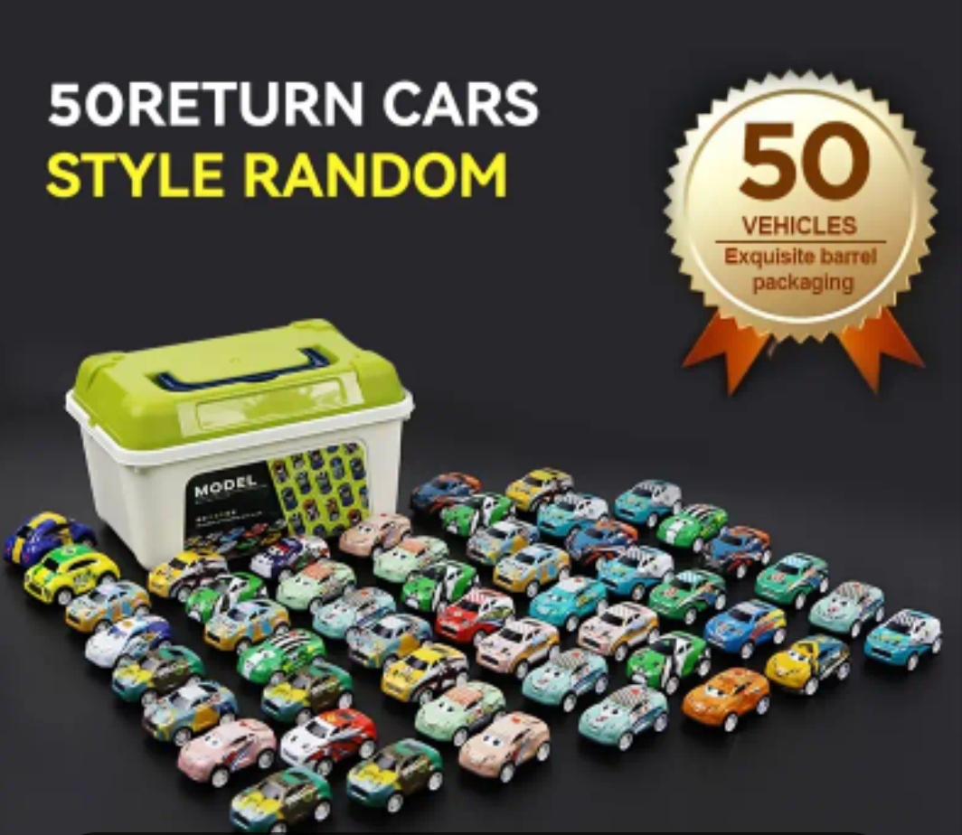 50 Coches Retroceso Aleación
