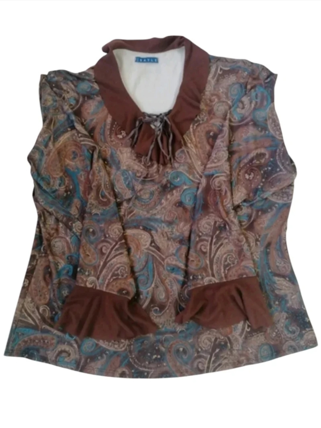 Blusa marrón talla 50 de Sayle