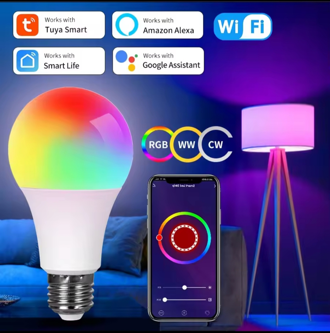 Bombilla LED Tuya WiFi 20W RGB