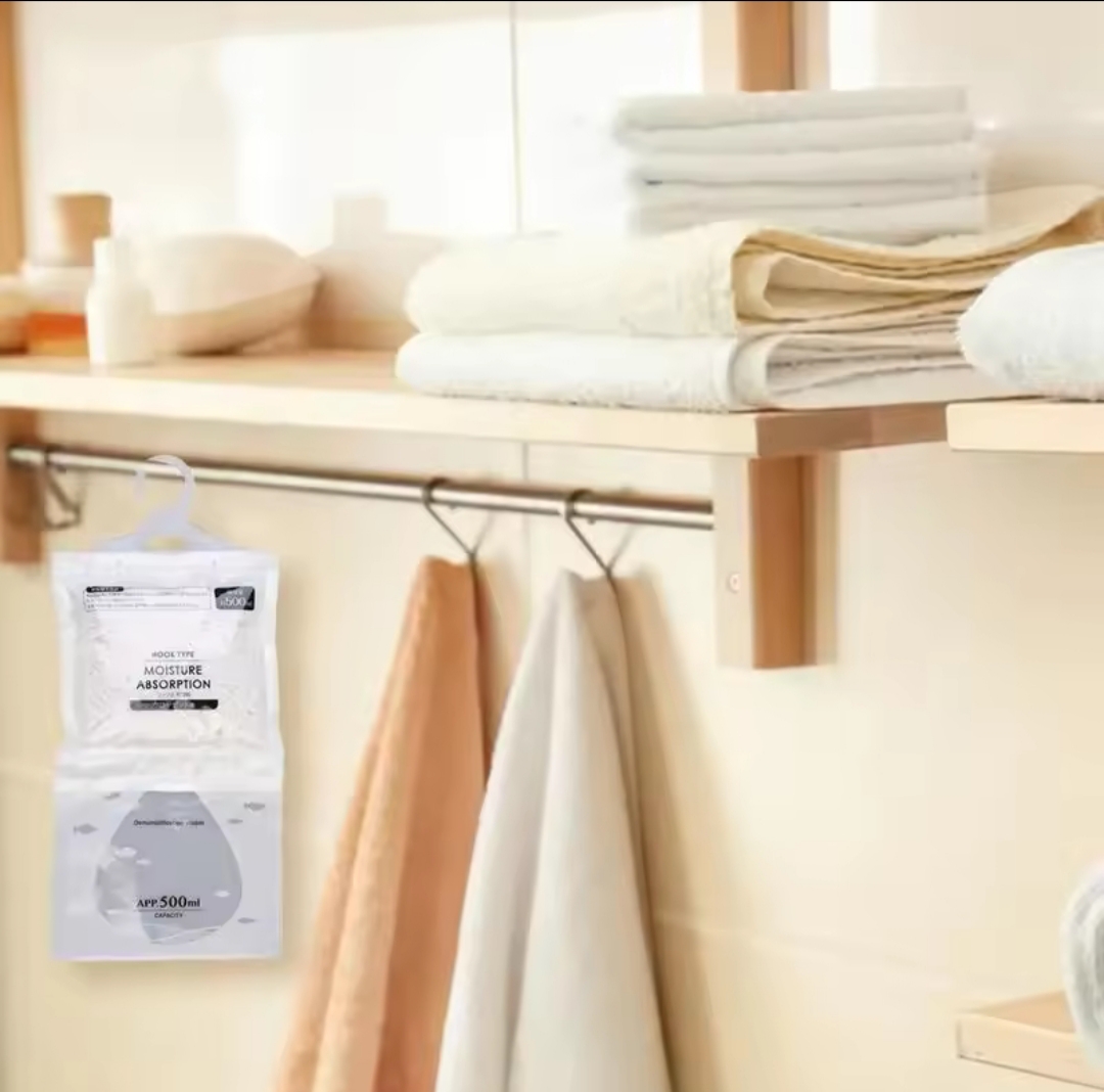 Deshumidificador Colgante 500ml – Absorbe Humedad y Elimina Olores