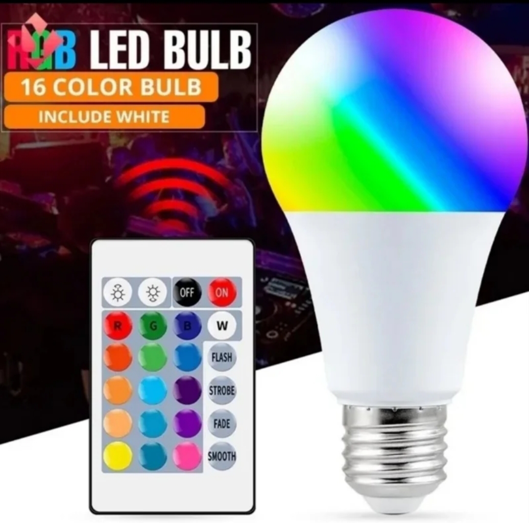 Bombillas LED RGB 15/18/20W con Mando – Ilumina y Transforma Tu Espacio