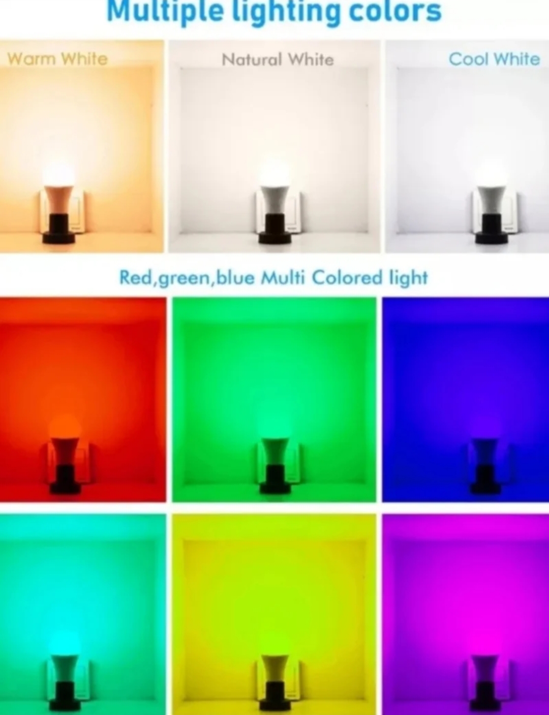 Bombillas LED RGB 15/18/20W con Mando – Ilumina y Transforma Tu Espacio