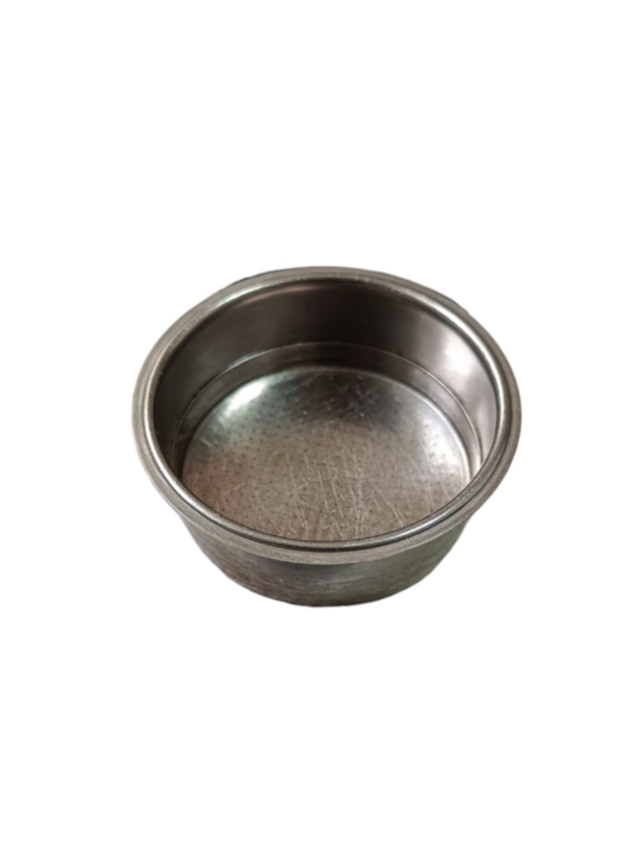 Filtro Presurizado 2 Tazas para Cafetera – Acero Inox & Seminuevo | Compatible con Breville, Delonghi y Krups