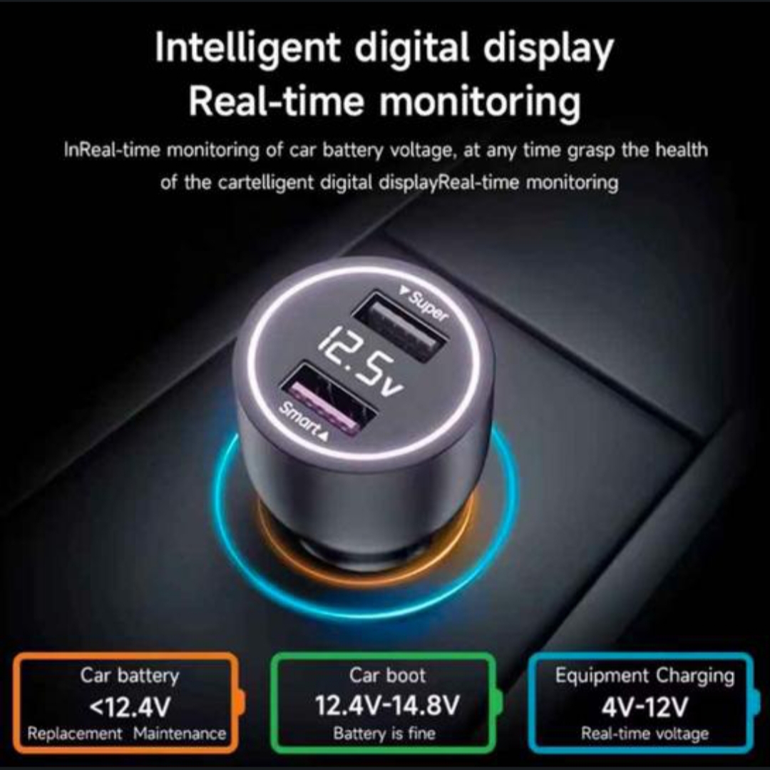 Cargador Turbo Xiaomi 120W para Coche – Potencia y Eficiencia en Movimiento