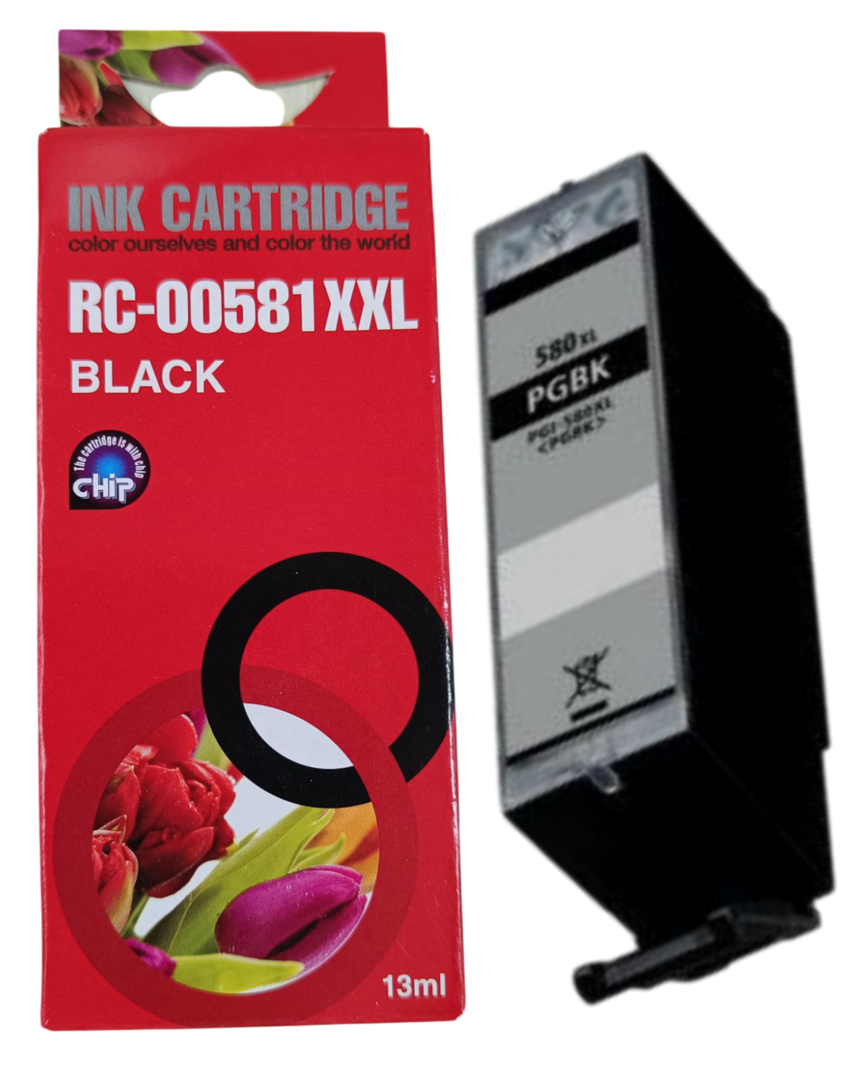 Cartucho Compat. PGI‑580XL Negro – Canon Pixma
