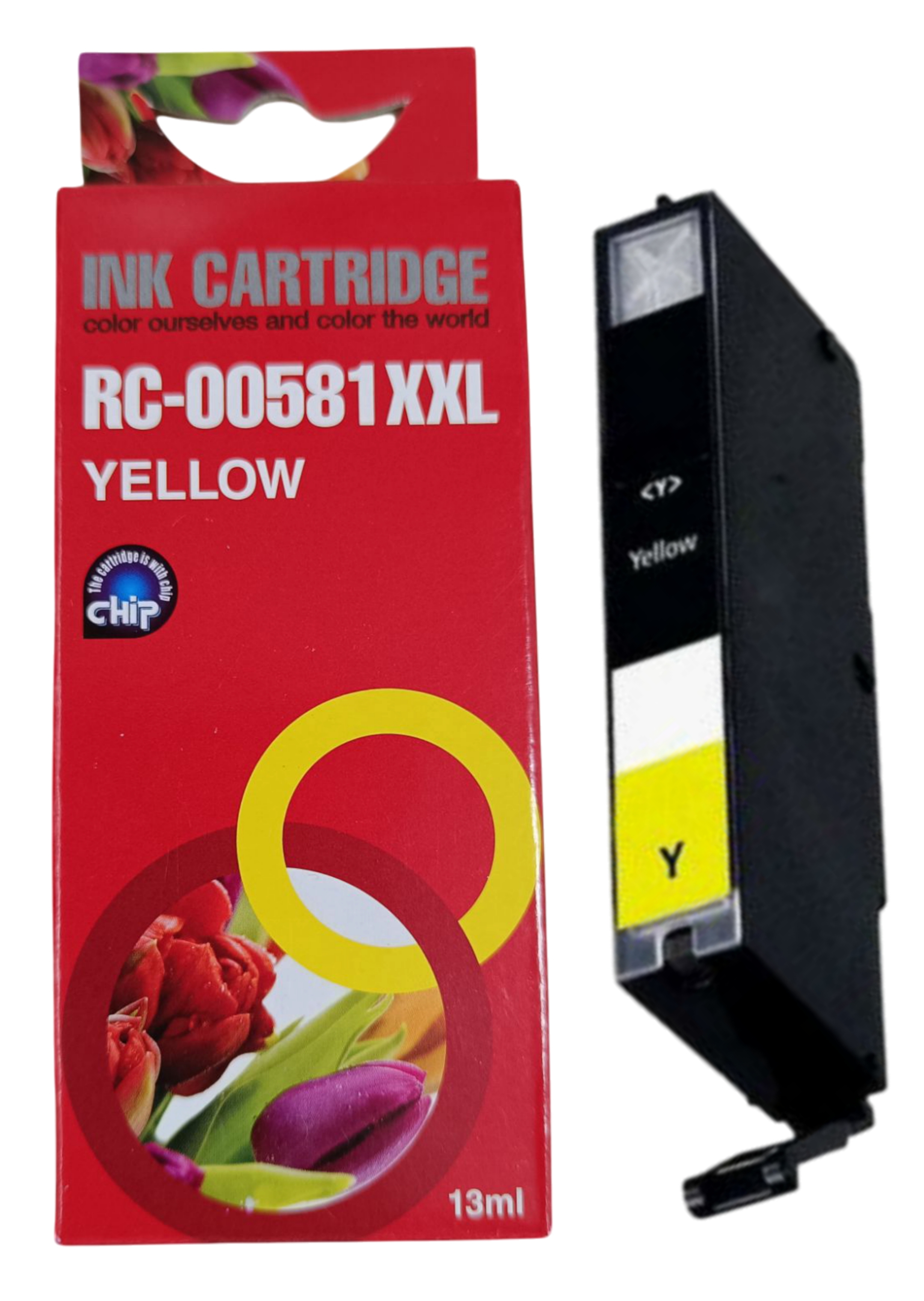 Cartucho Compat. CLI‑581 Amarillo – Canon Pixma