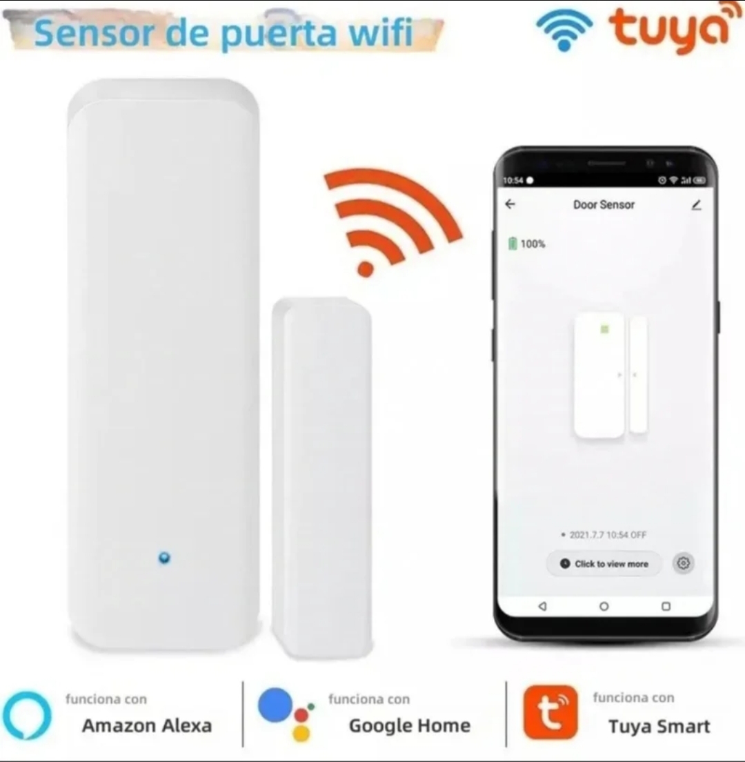 Sensor Puerta WiFi: Seguridad Inmediata