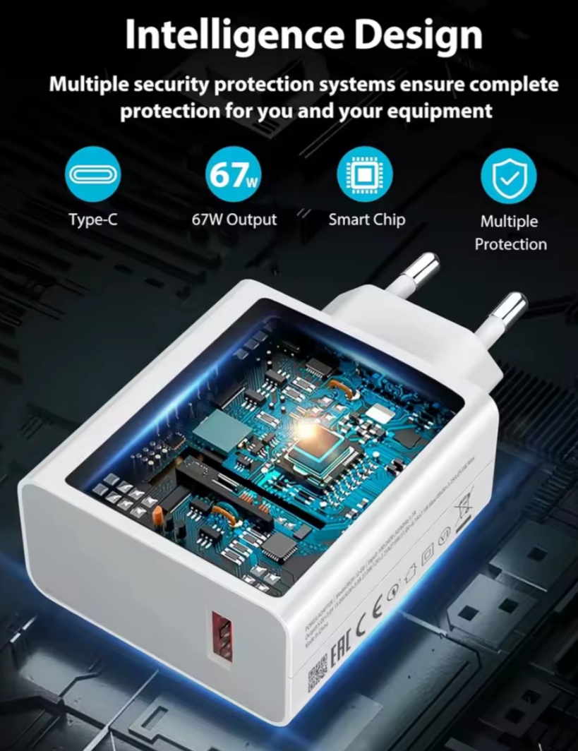 ¡Oferta Exclusiva! Cargador Xiaomi 67W c/ Cable 2m