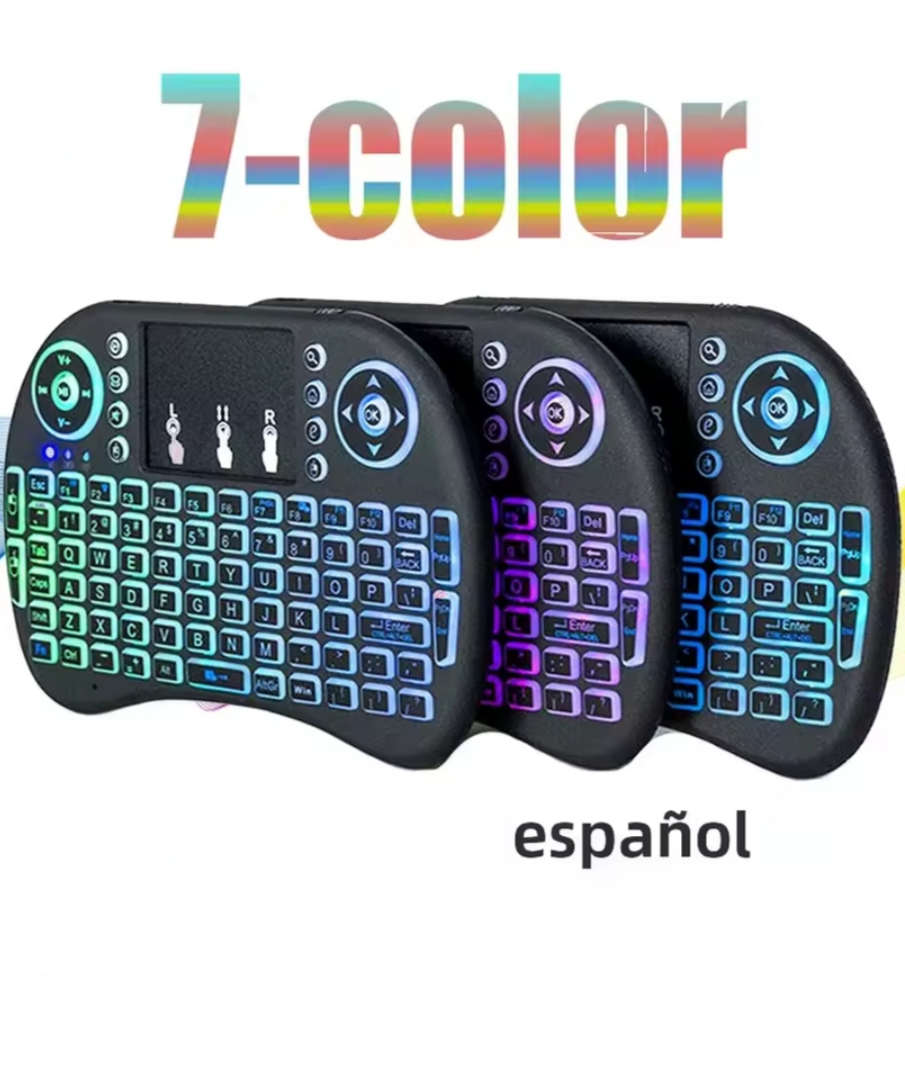¡Mini Teclado i8 Retroiluminado 2.4GHz!