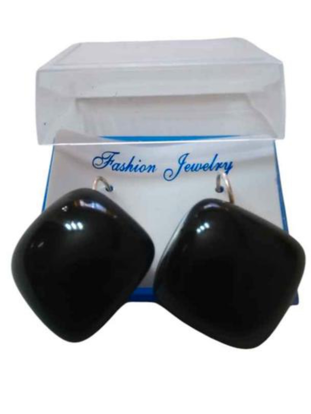 ¡Pendientes Elegantes en Negro y Plata!
