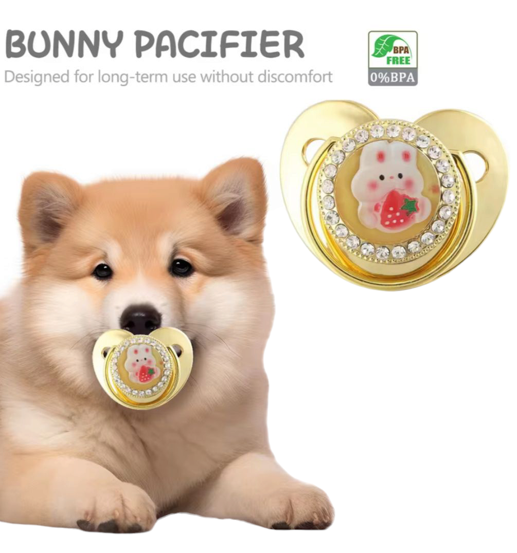 Chupete Conejo 3D - Juguete de Dentición para Mascotas