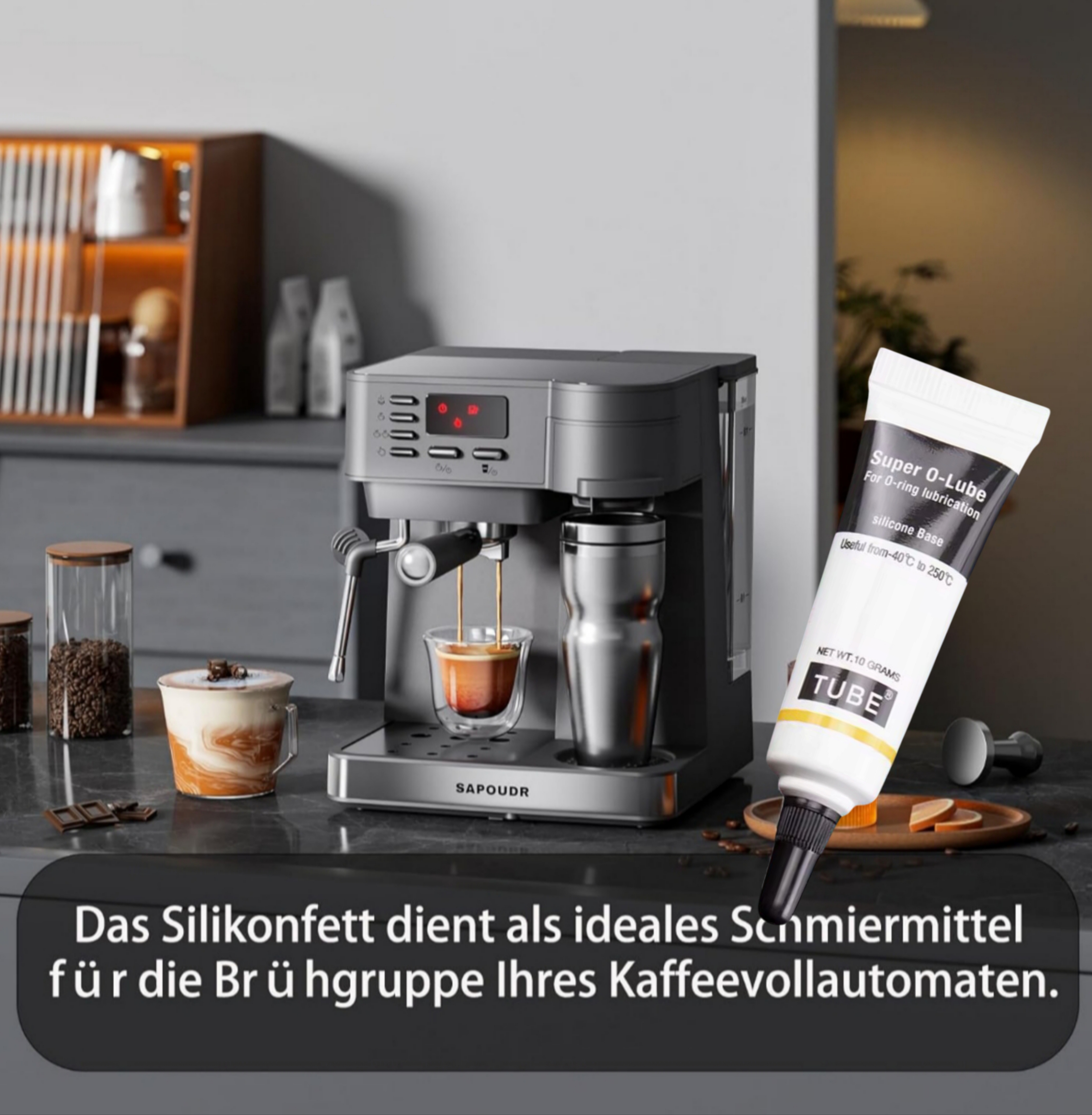 Grasa de Silicona Premium Cafetera