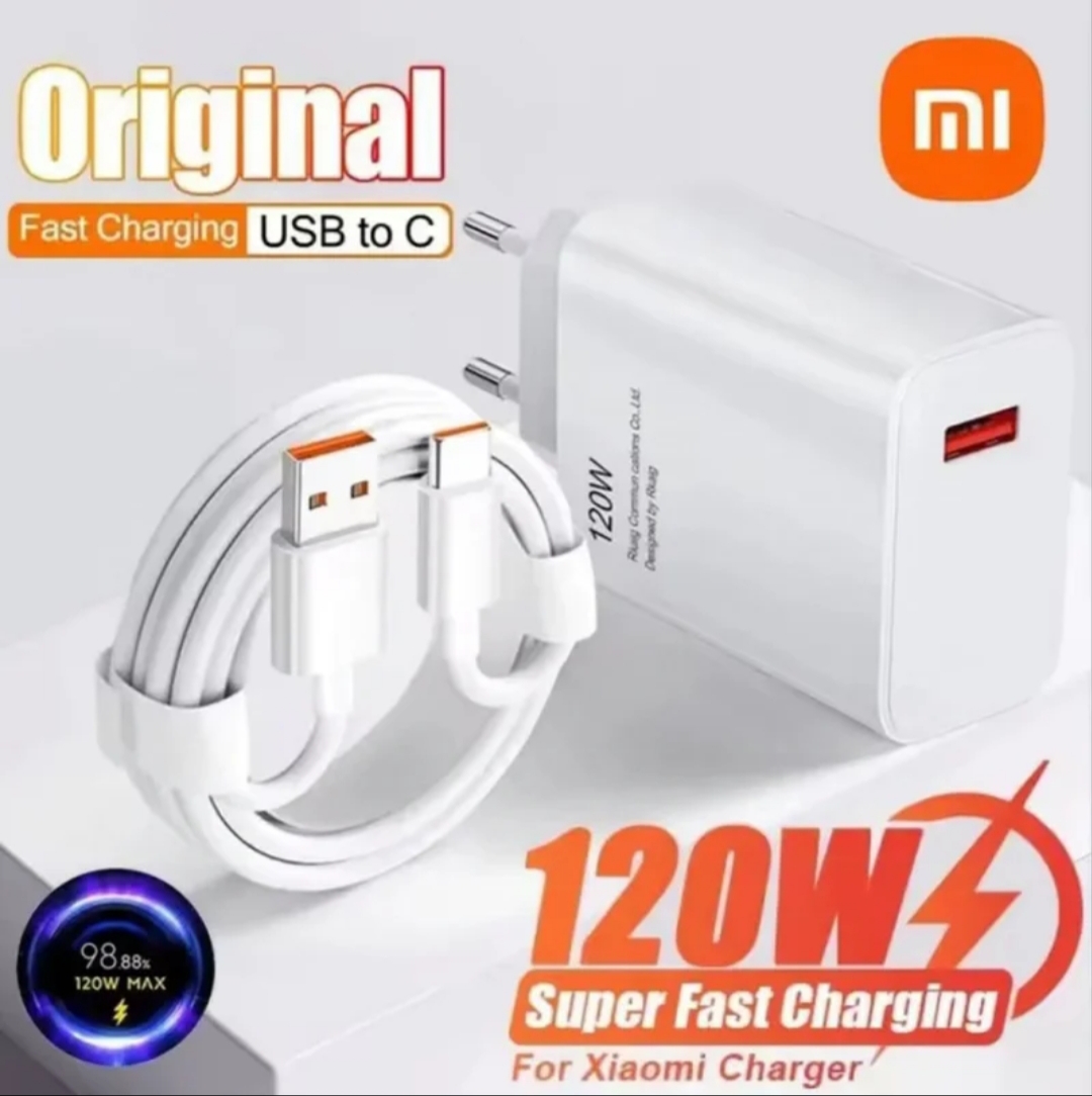 Xiaomi 120W+Cable: Carga Imbatible