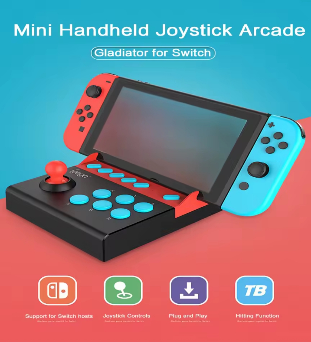 Joystick Ipega Switch – Turbo Plug & Play